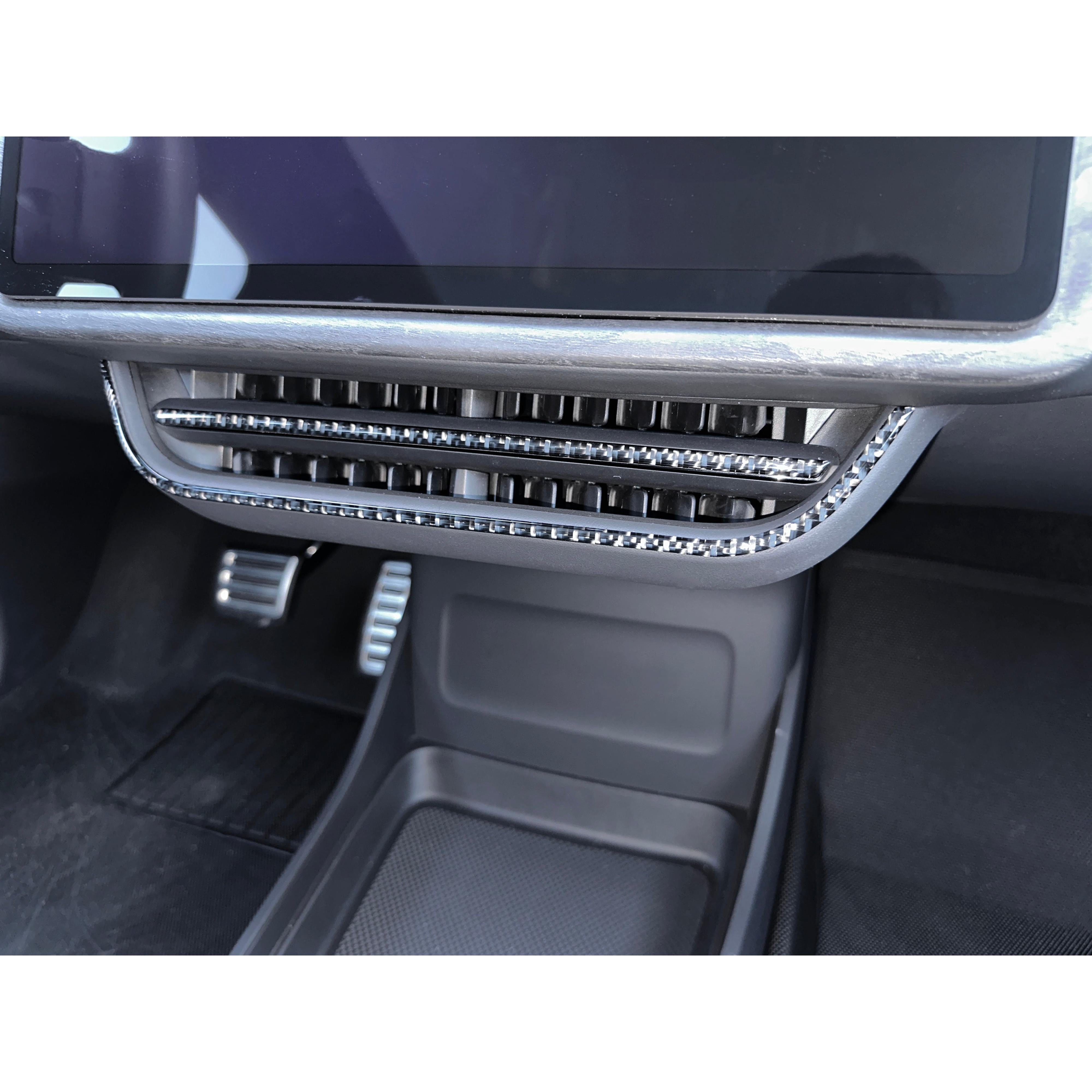 Center A/C Vent Line Accent Trim Fits 2022-2026 Rivian R1T