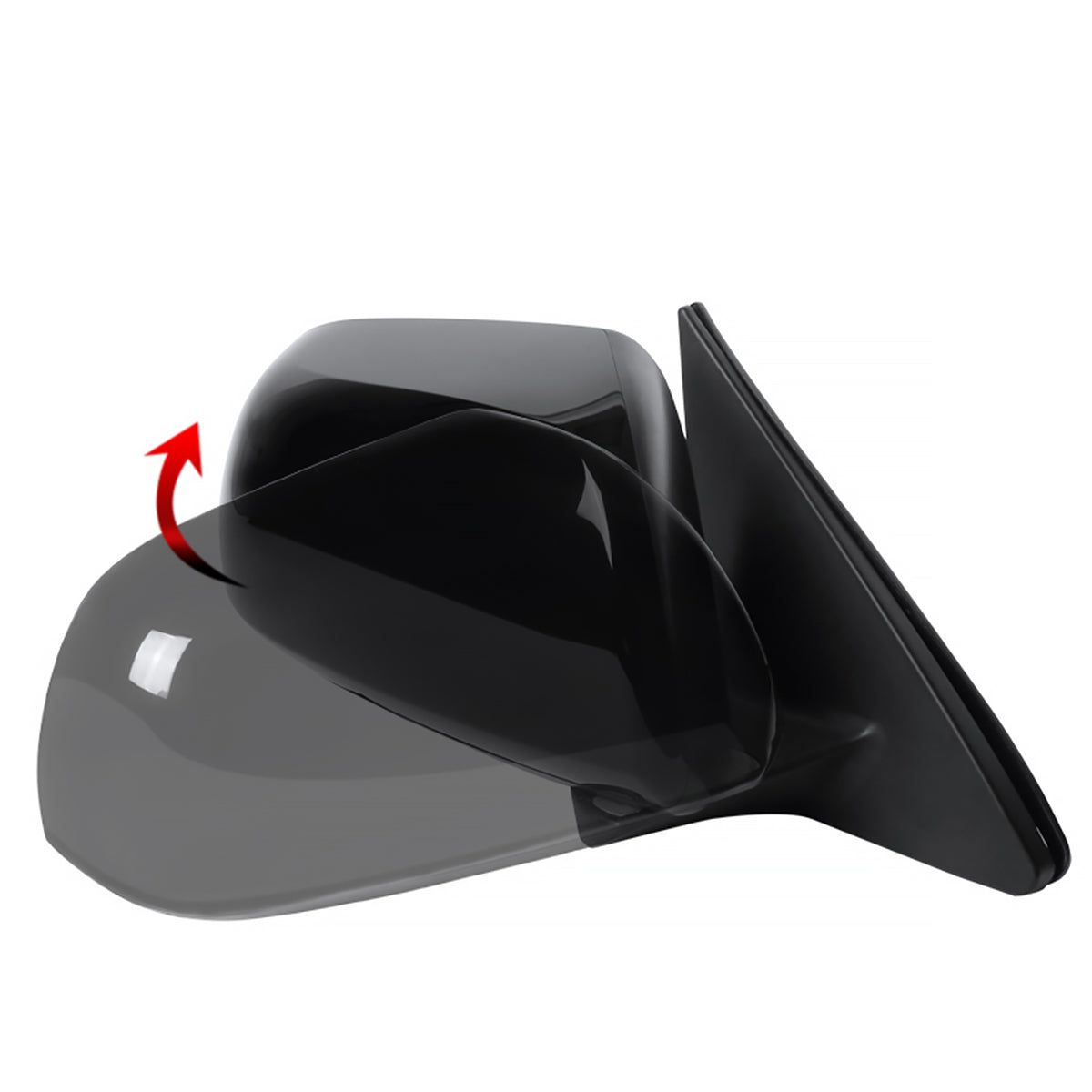 2008-2013 Toyota Highlander 5-Pin Power Adjustable & Heated Side Mirror - Passenger Side Only