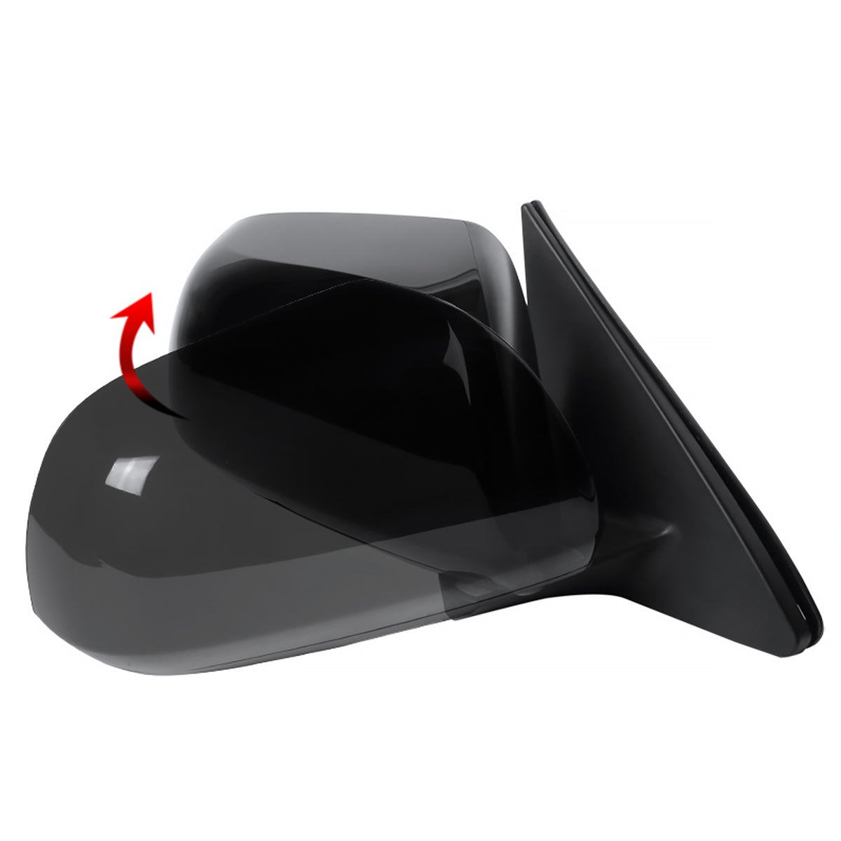 2008-2013 Toyota Highlander 7-Pin Power Adjustable & Heated Side Mirror w/ LED Puddle Light - Passenger Side Only