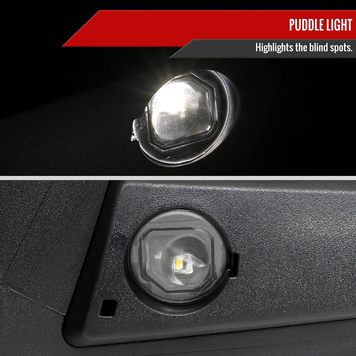 2019-2026 Chevrolet Silverado 1500 Chrome Power Adjustable, Auto-Fold, BSD & Heated Side Mirror w/ LED Puddle and Turn Signal Light - Passenger Side Only