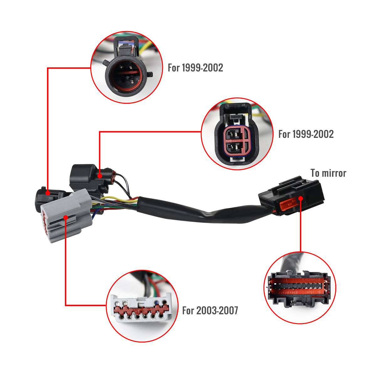 1999-2015 Ford F-250/F-350/F-450/F-550 Power Adjustable, Heated, & Manual Extendable Towing Mirrors w/ Smoked Lens Turn Signal Lights