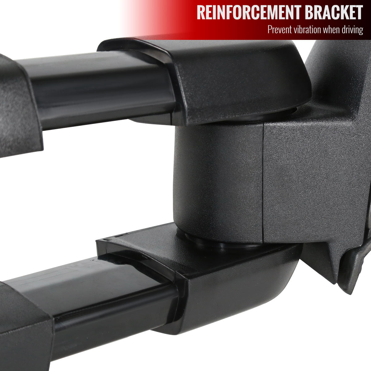 1999-2002 Chevrolet Silverado/Tahoe/Suburban/Avalanche GMC Sierra/Yukon/Yukon XL Power Heated Manual Extendable Towing Mirrors w/ Smoked Lens LED Turn Signal & Clearance Lights