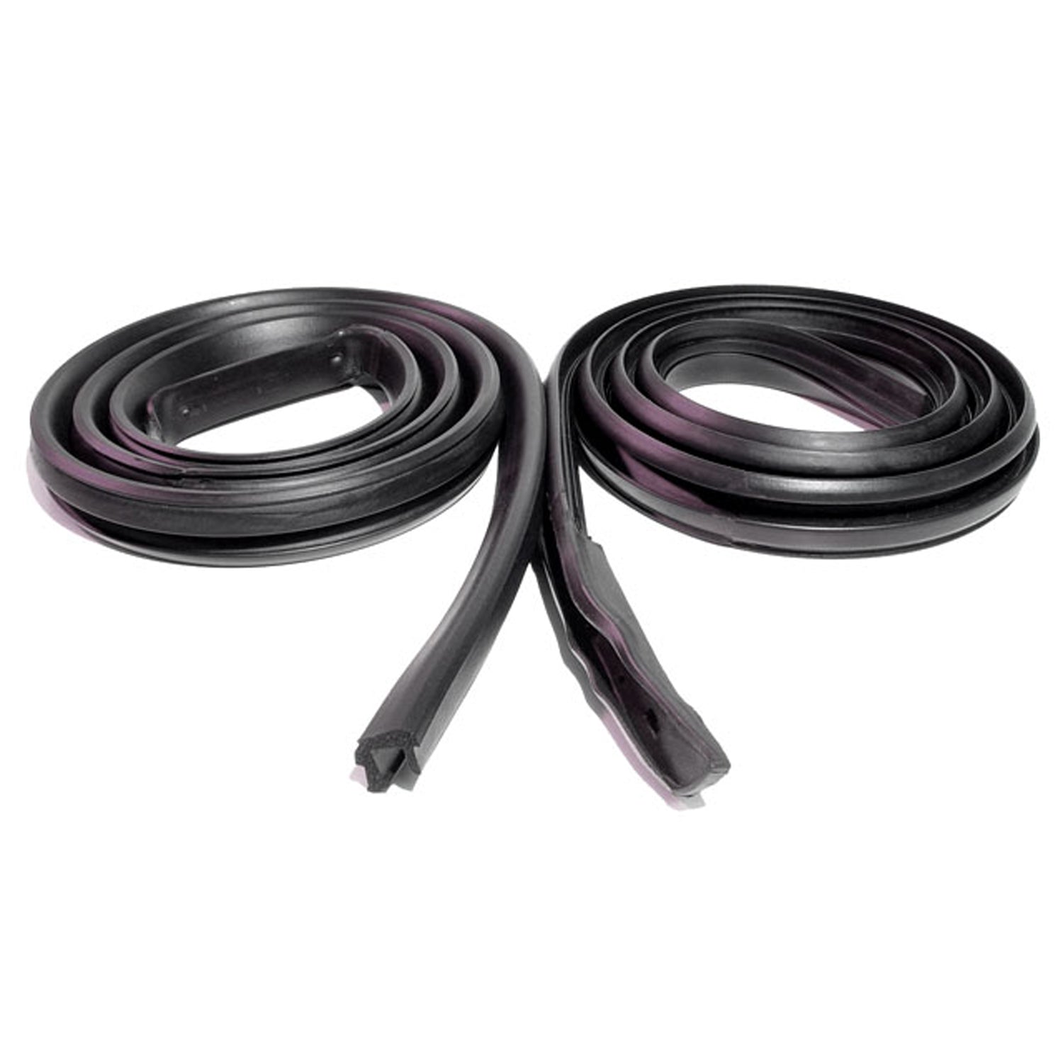 Roof Rail Seals with Molded Ends For Dodge 330 1964, 440 1964; RR 4006