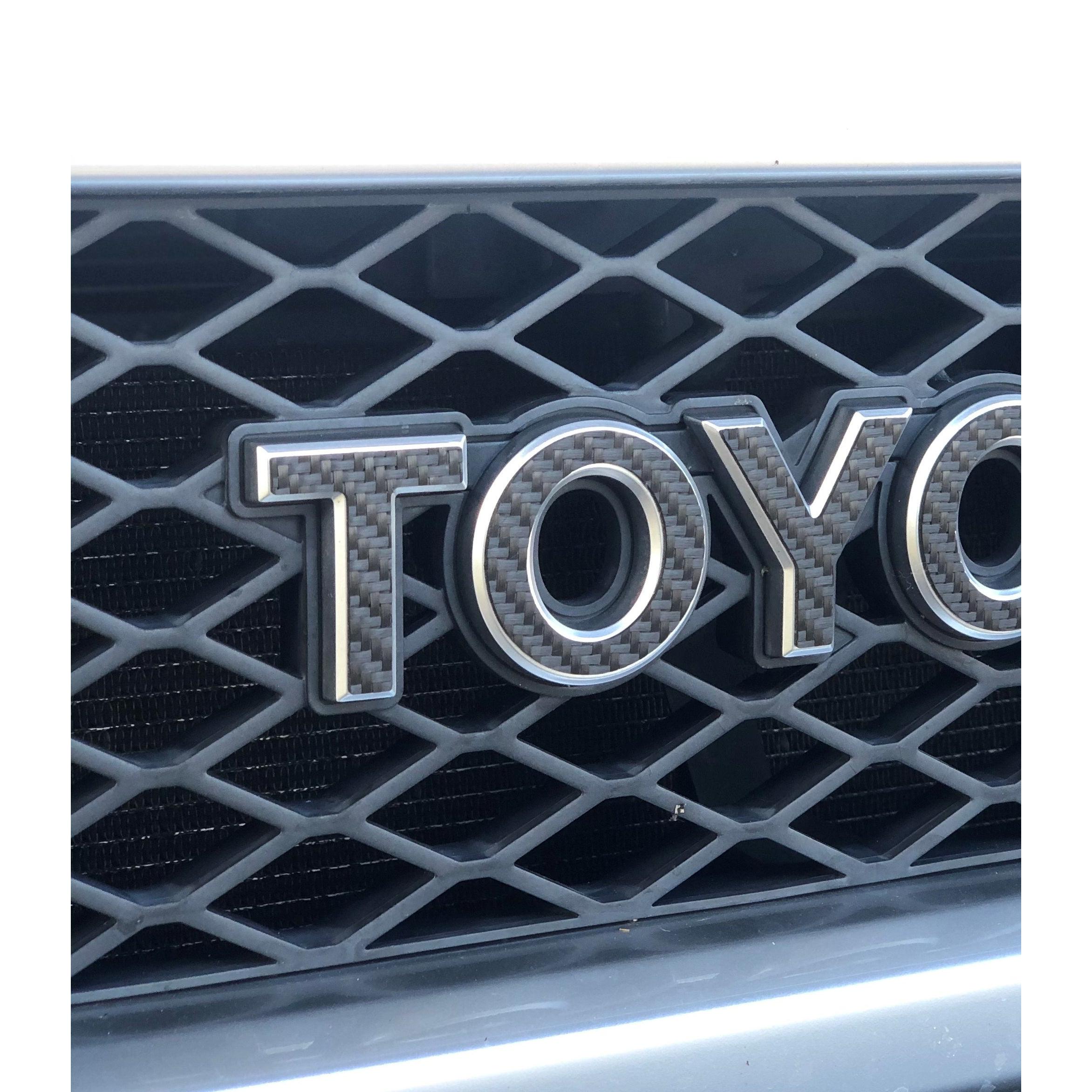Grill Letter Overlays Fits 2006-2014 Toyota FJ Cruiser