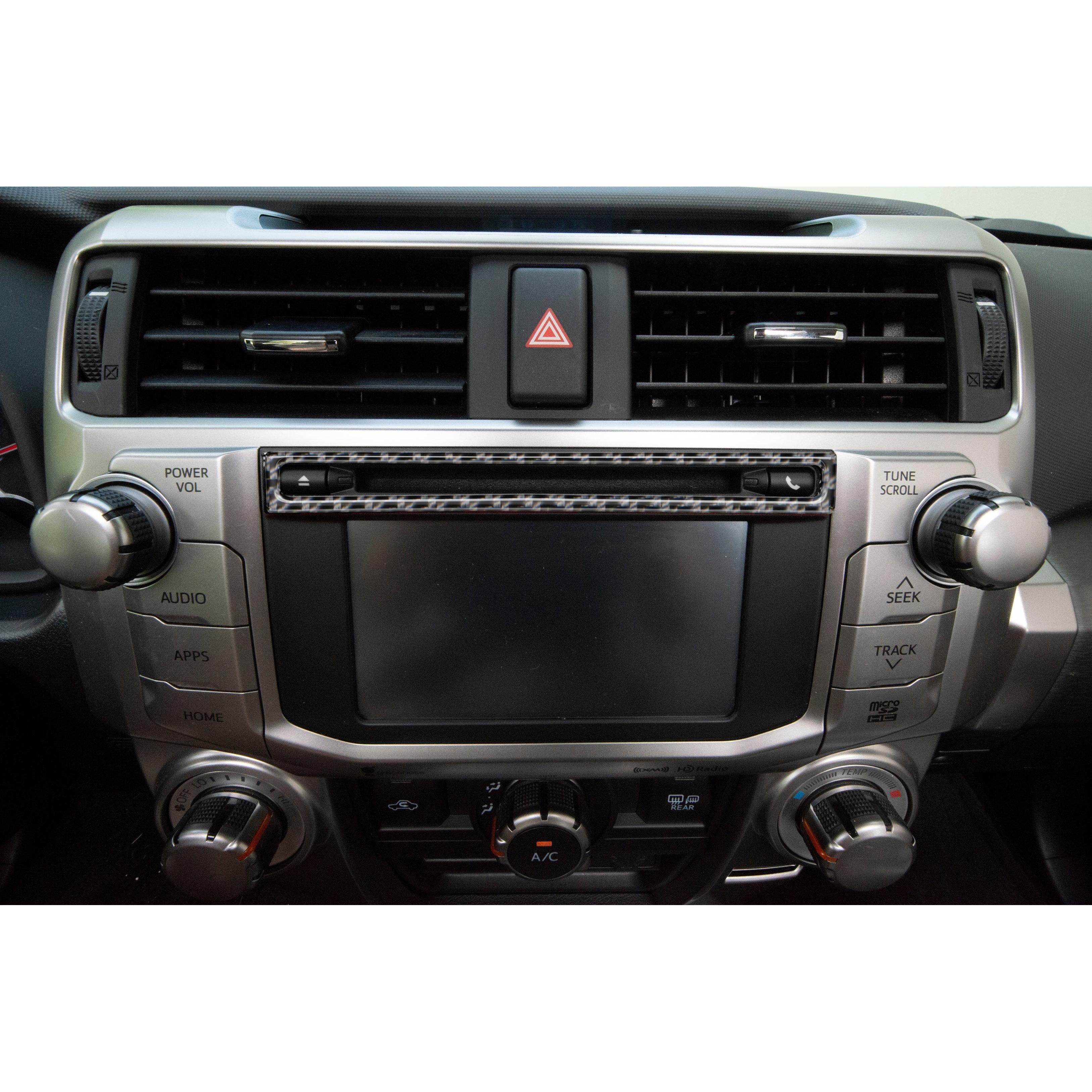 Upper Radio Display Accent Trim Fits 2014-2024 Toyota 4Runner