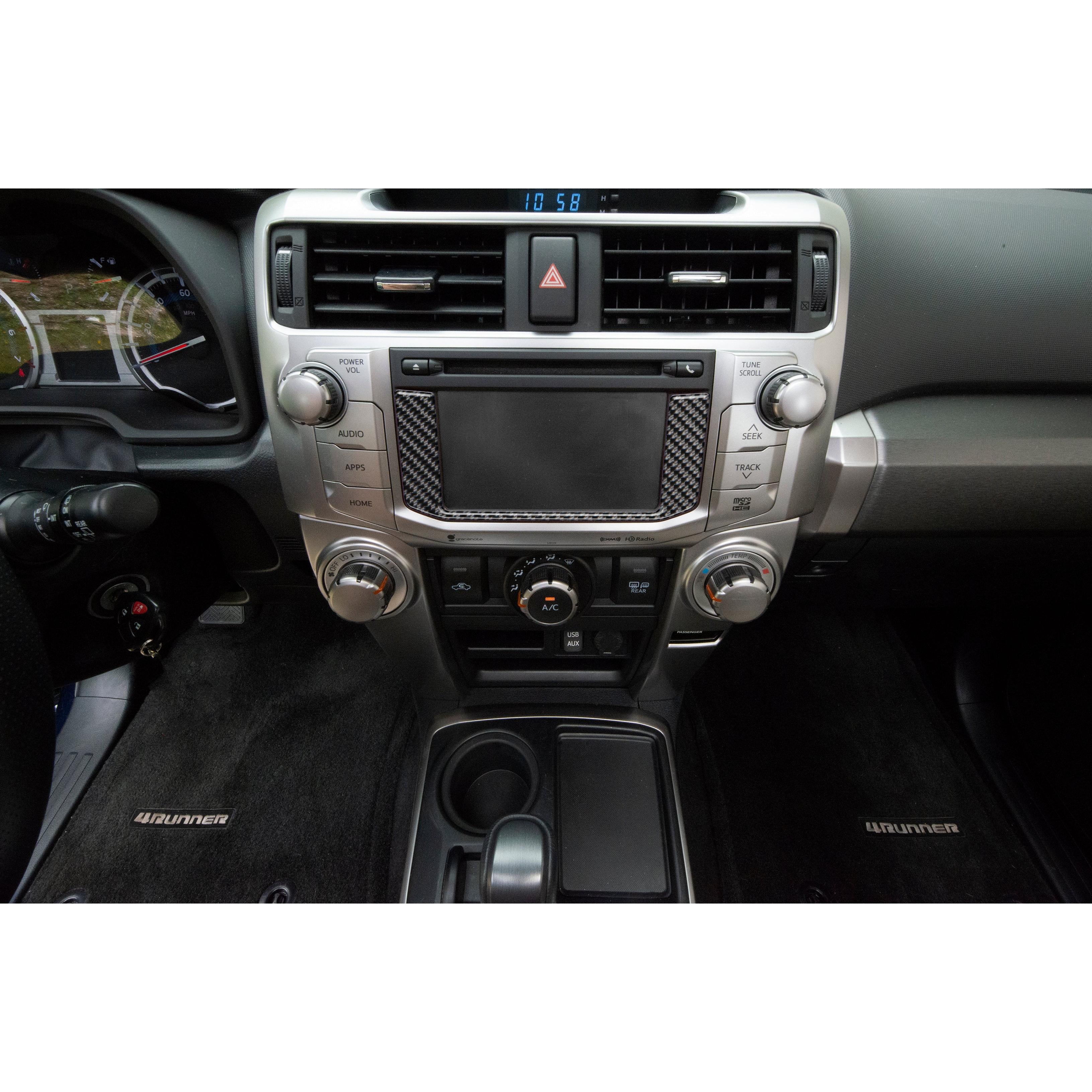 Lower Radio Display Accent Trim Fits 2014-2024 Toyota 4Runner