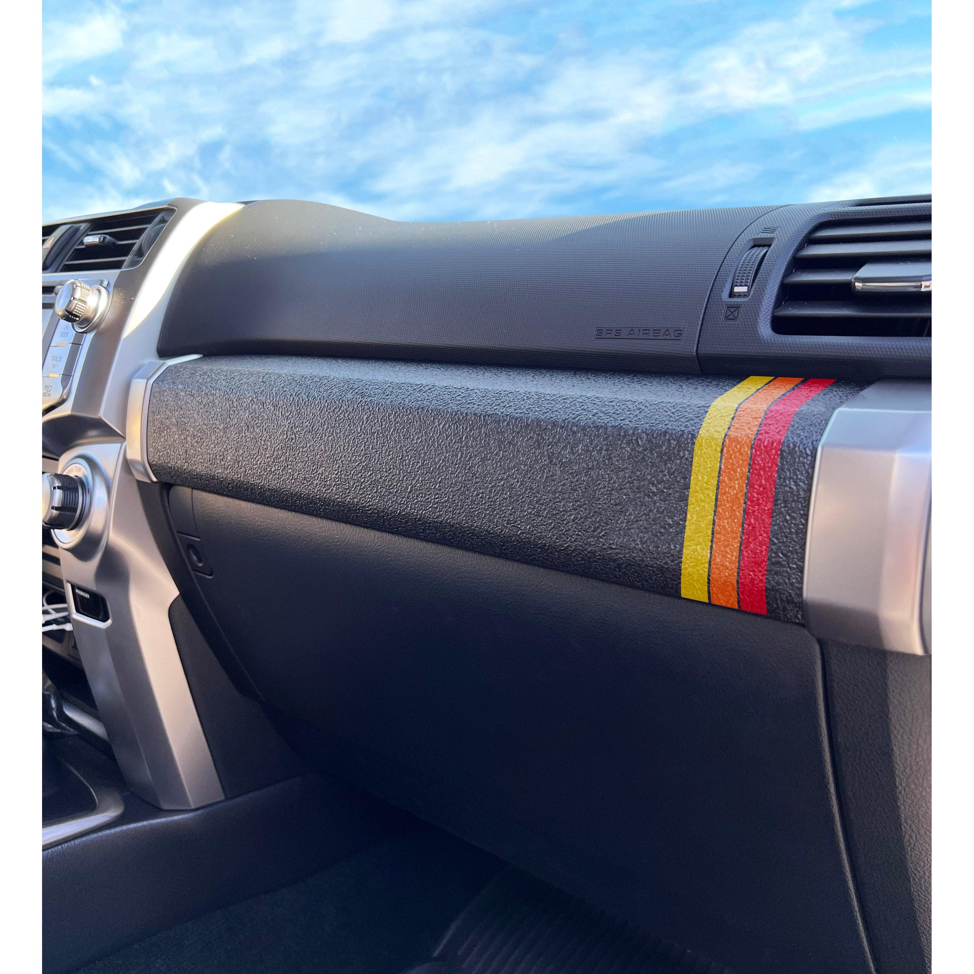 Textured Glove Box Bar Overlay Fits 2010-2024 Toyota 4Runner
