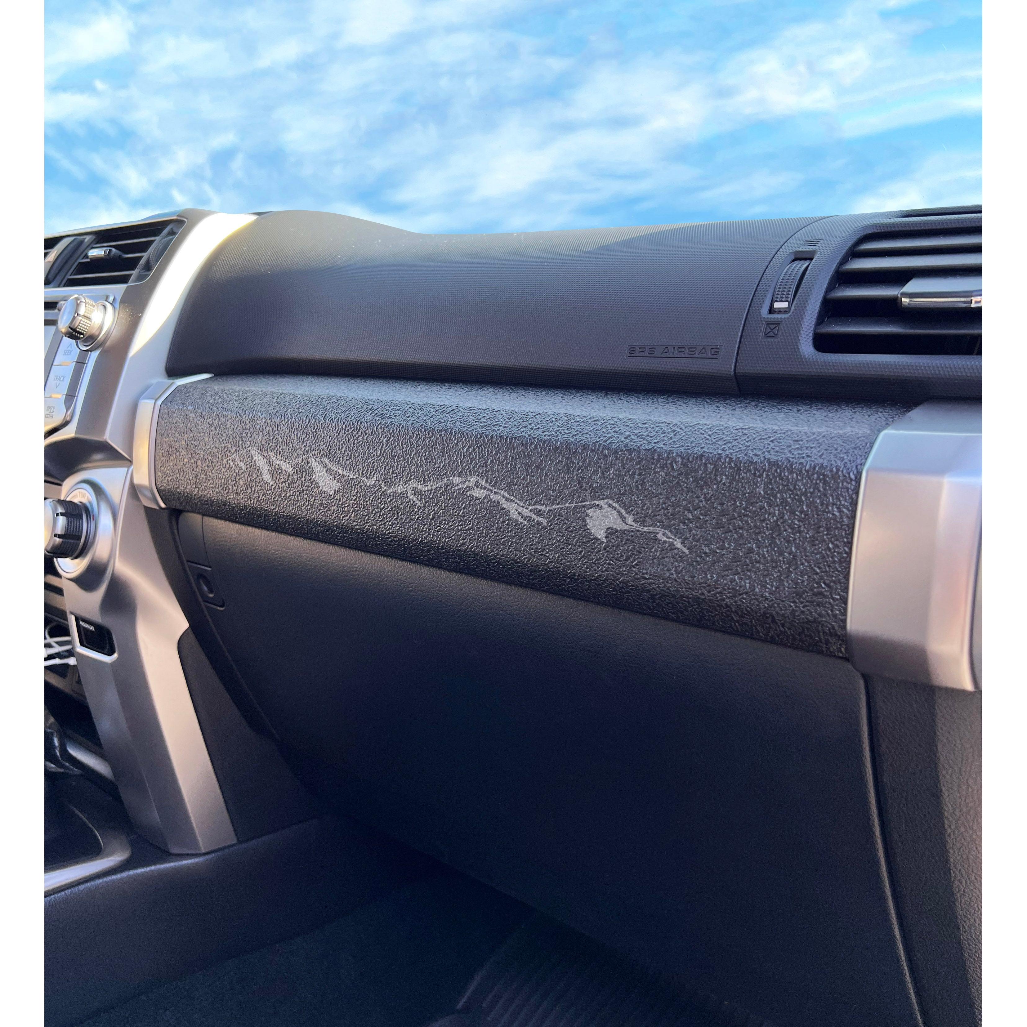 Textured Glove Box Bar Overlay Fits 2010-2024 Toyota 4Runner