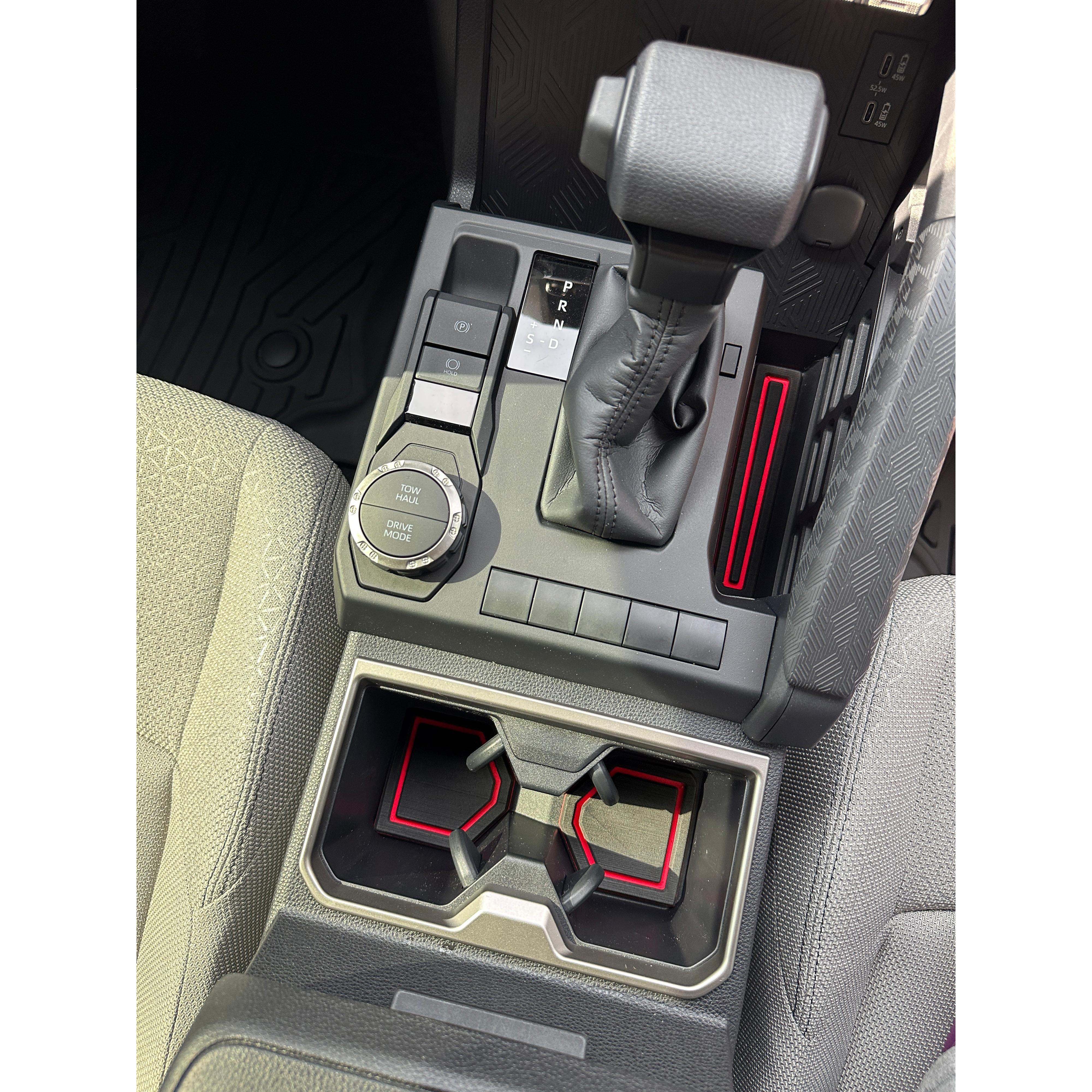 Center Console/Cupholder Inserts Fits 2025-2026 Toyota 4runner