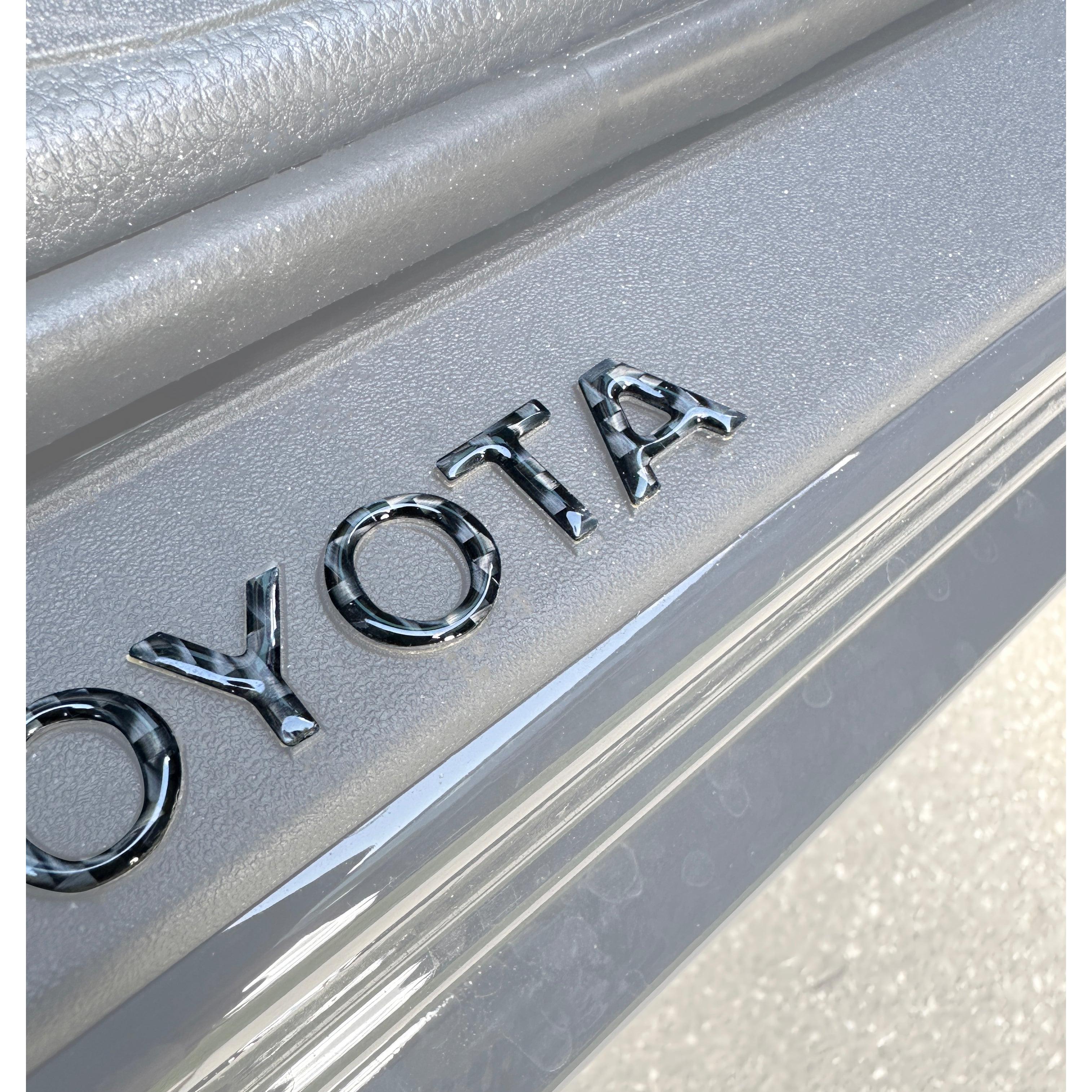 Door Sill Letter Overlays Fits 2025-2026 Toyota 4Runner