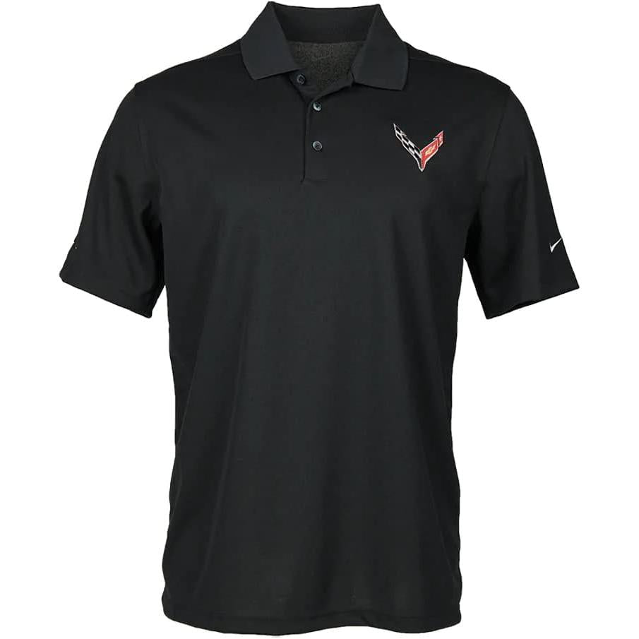 C8 Corvette Z06 Nike Polo Shirt with Embroidered Logo-SR1 Performance