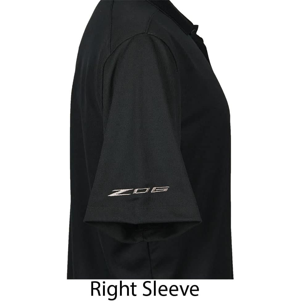 C8 Corvette Z06 Nike Polo Shirt with Embroidered Logo-SR1 Performance