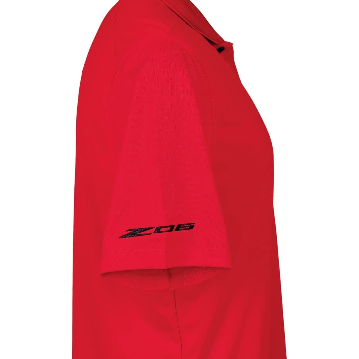 C8 Corvette Z06 Nike Polo Shirt with Embroidered Logo-SR1 Performance