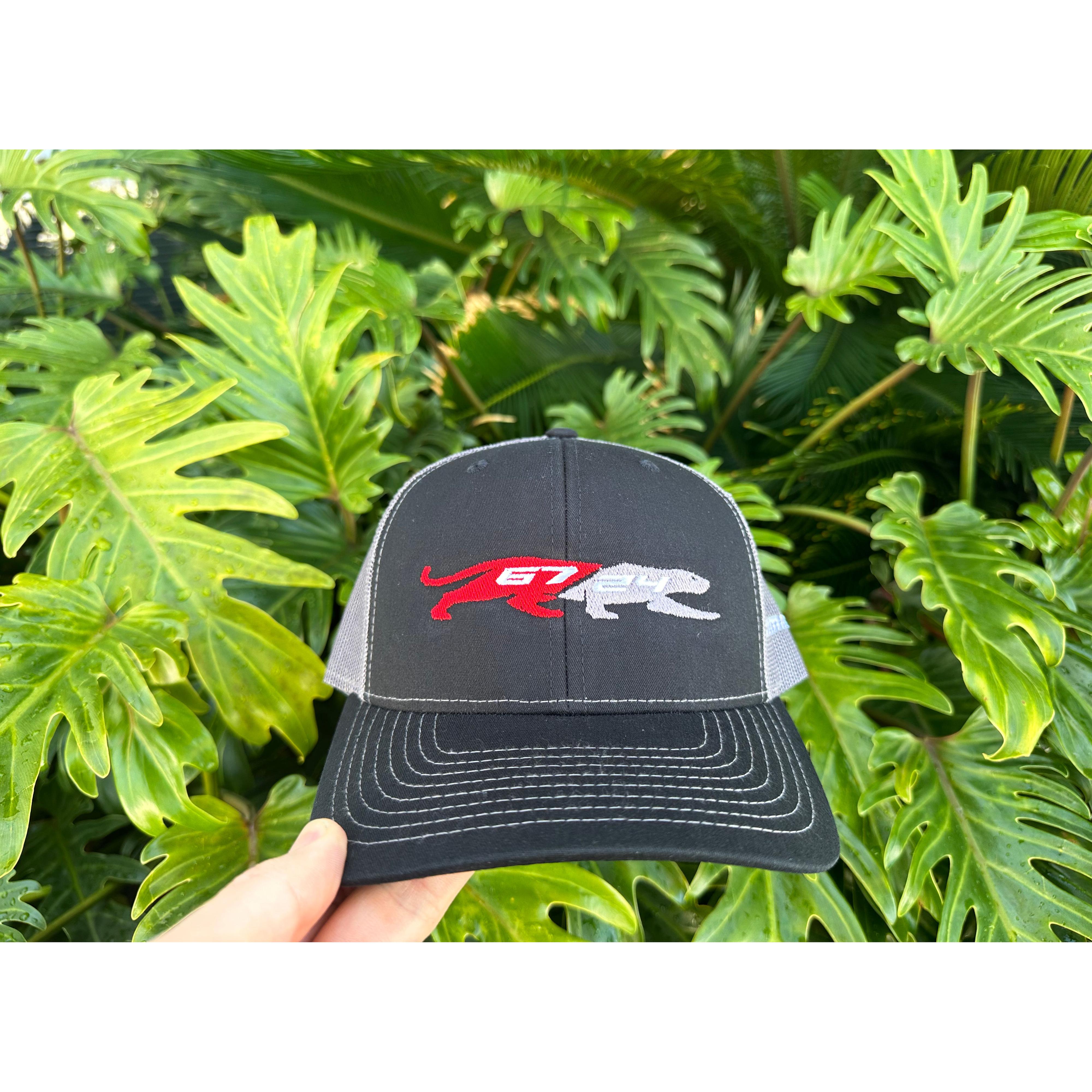Camaro Panther 67/24 Trucker Hat - Black for Chevrolet Camaros-SR1 Performance