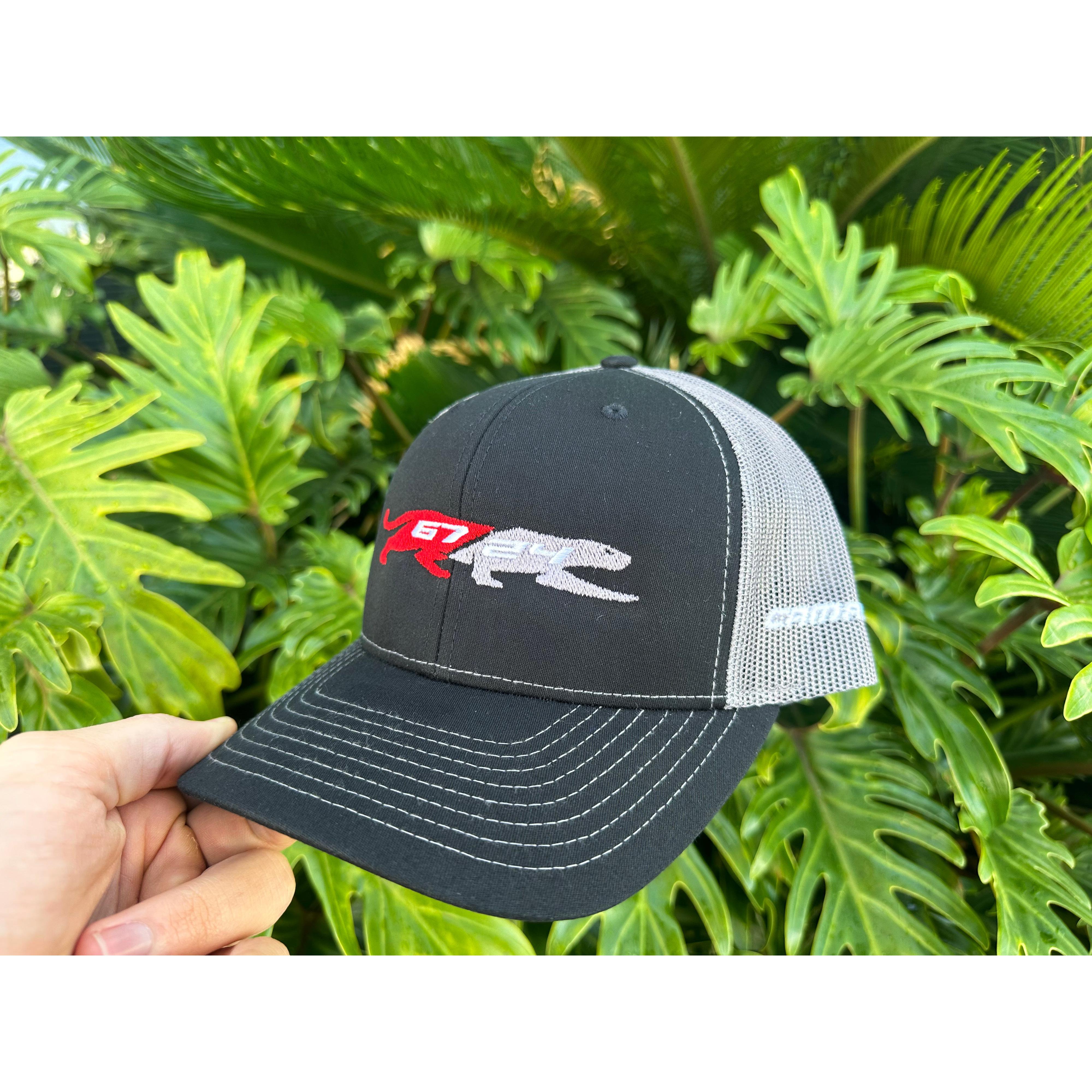 Camaro Panther 67/24 Trucker Hat - Black for Chevrolet Camaros-SR1 Performance