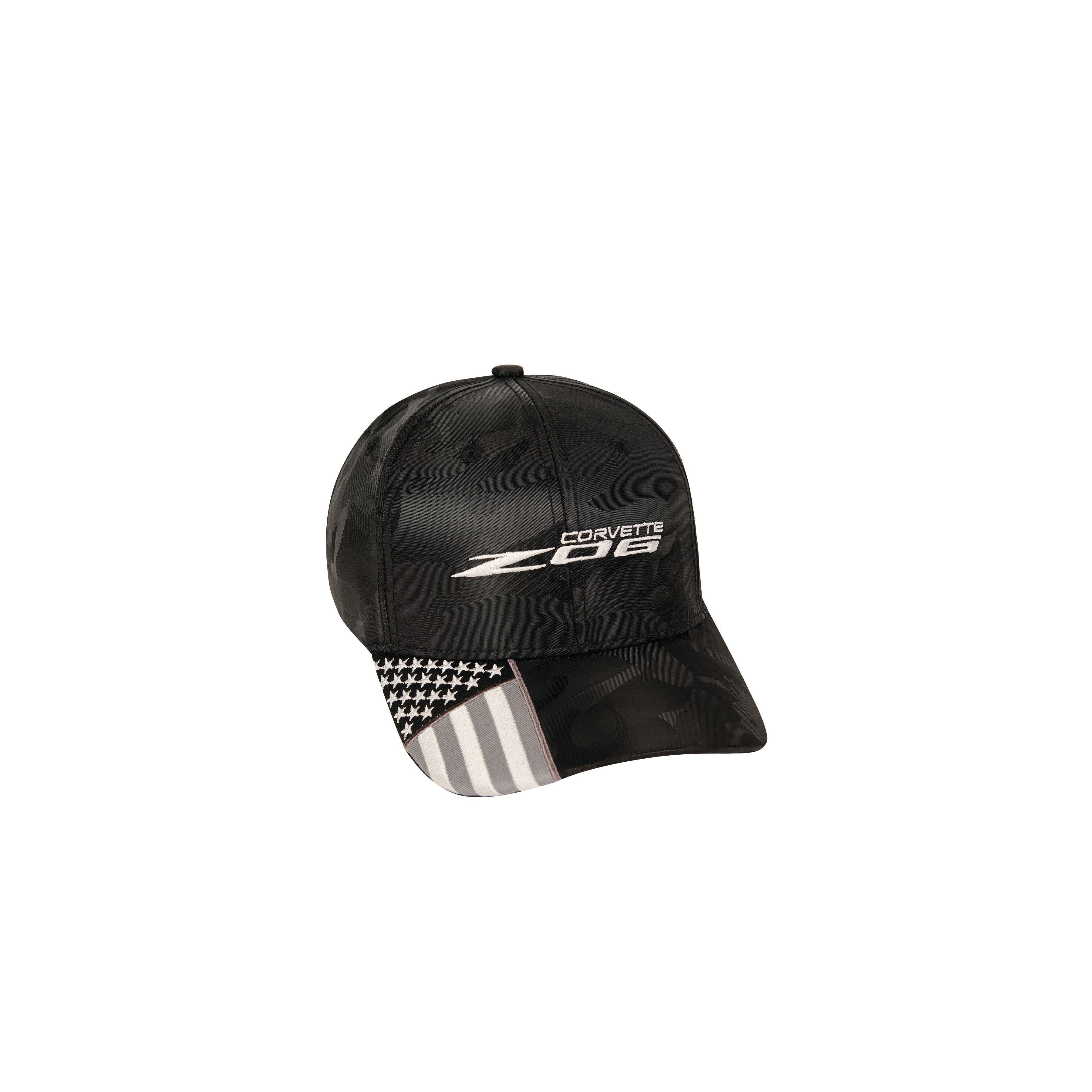 2023 C8 Corvette Z06 Camo USA Flag Hat - Chevrolet Snapback Cap-SR1 Performance