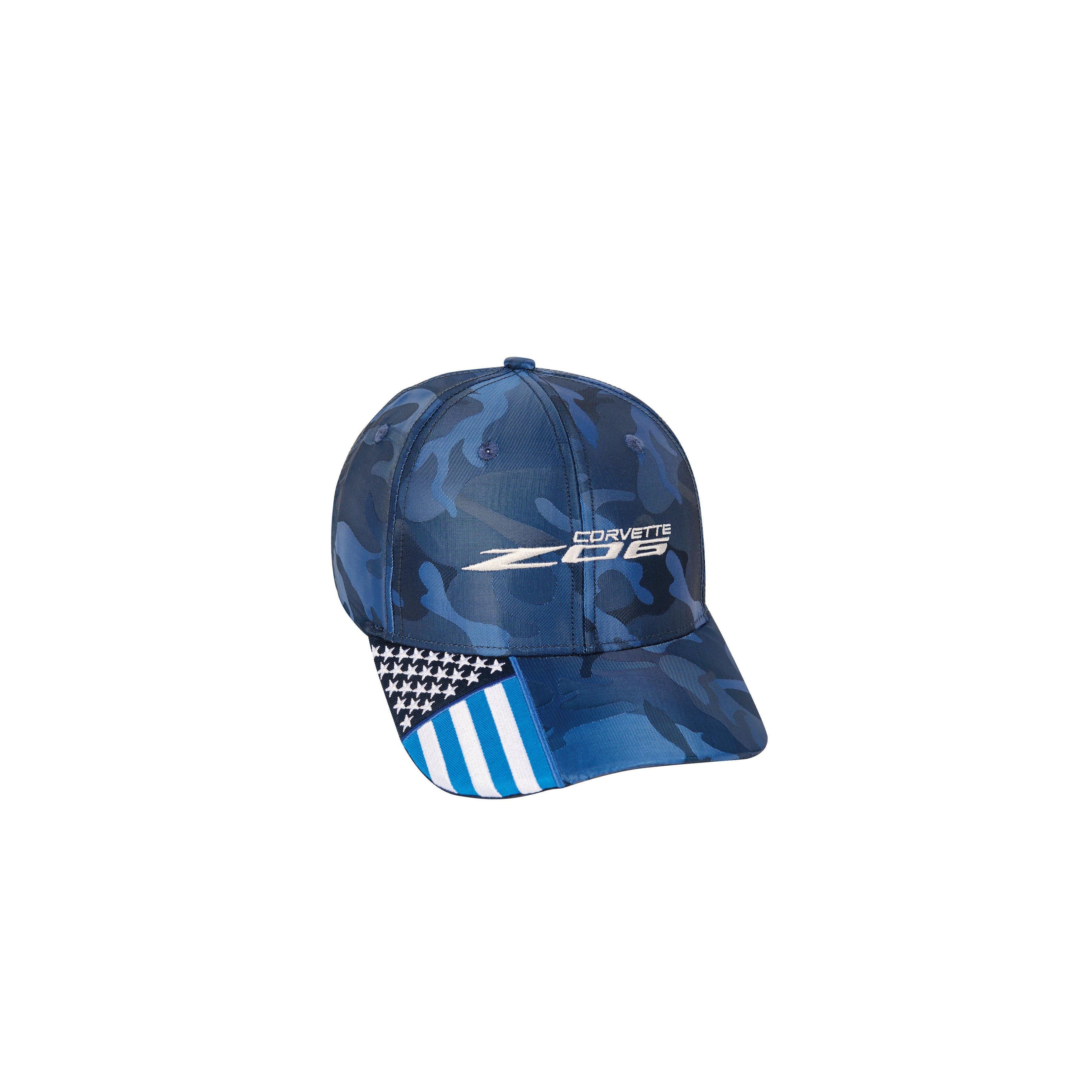 2023 C8 Corvette Z06 Camo USA Flag Hat - Chevrolet Snapback Cap-SR1 Performance