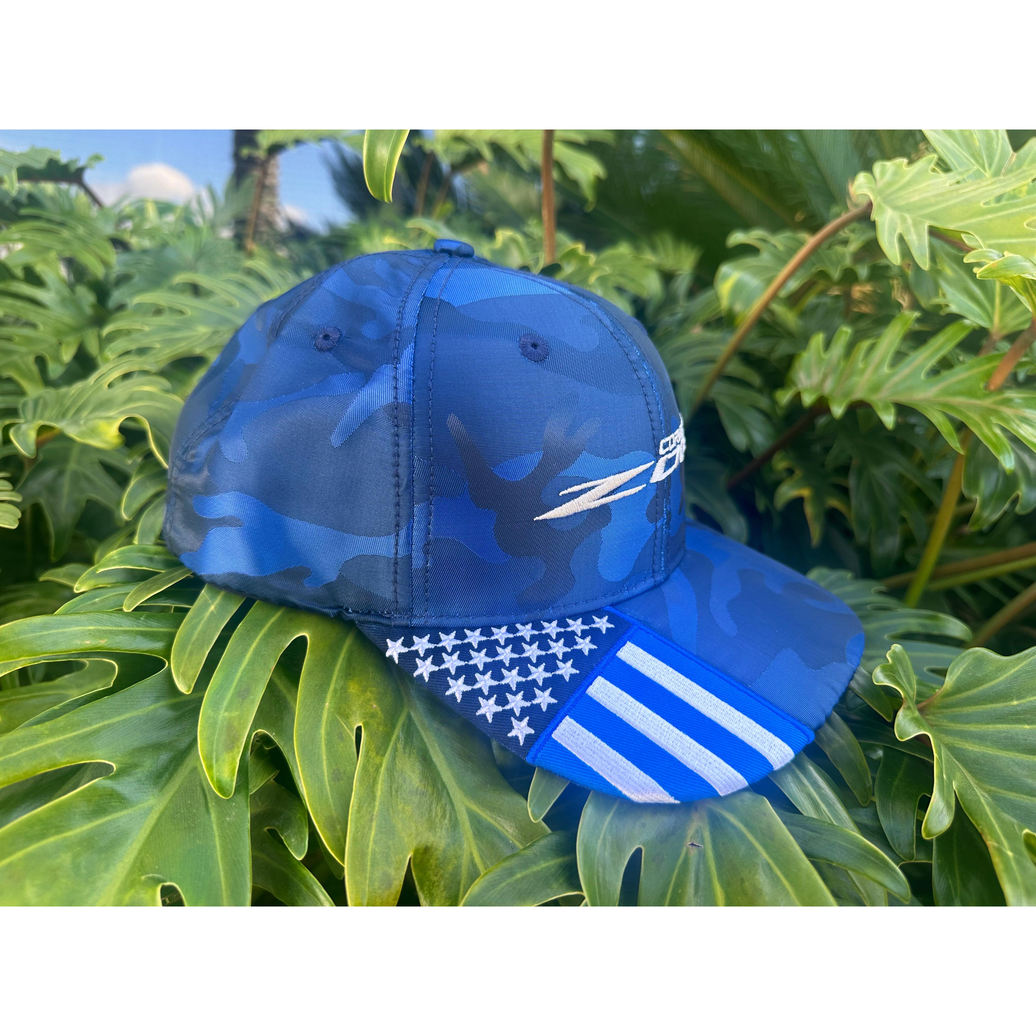 2023 C8 Corvette Z06 Camo USA Flag Hat - Chevrolet Snapback Cap-SR1 Performance
