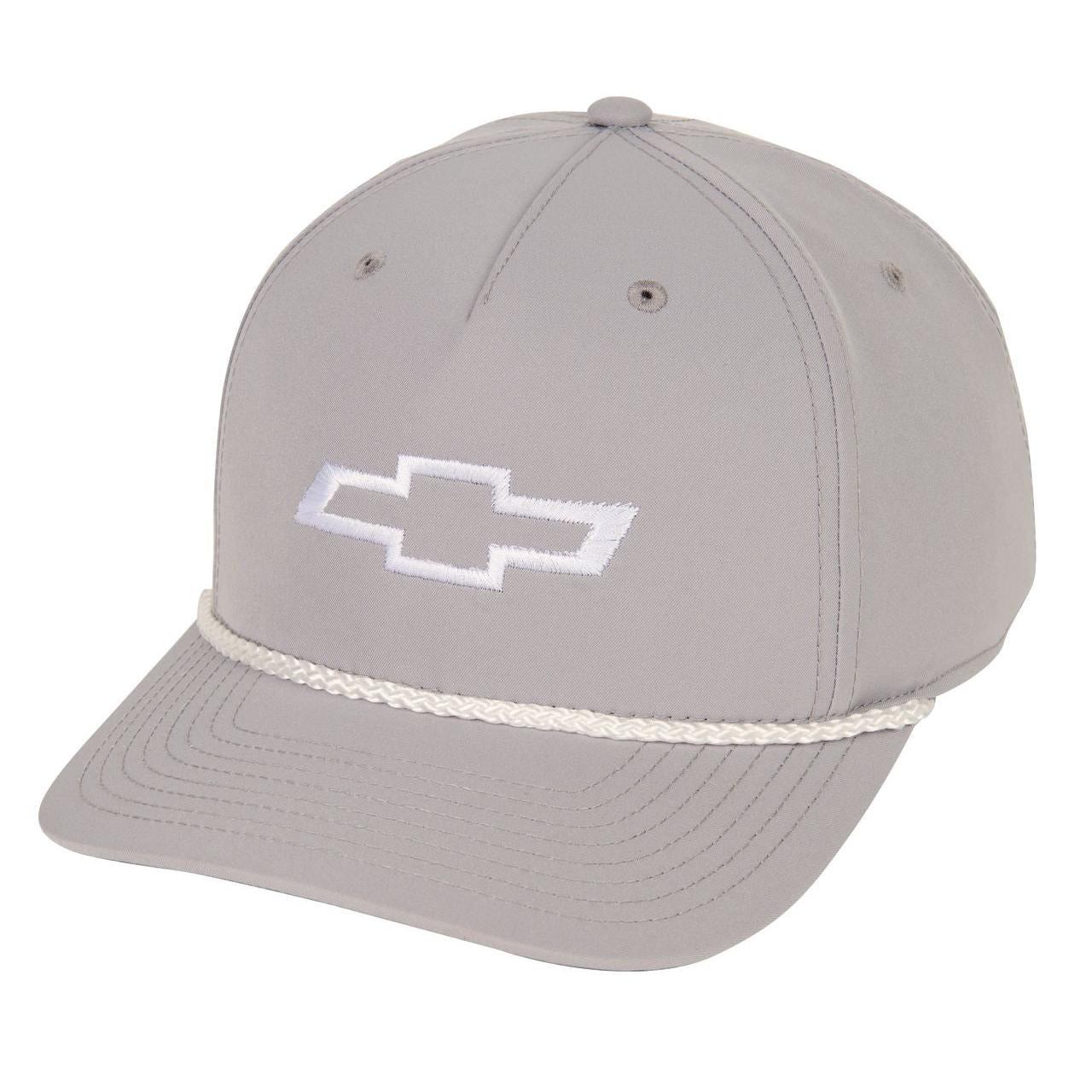 Chevy Bowtie Captain's Cord Snapback Hat - Chevrolet Rope Cap-SR1 Performance