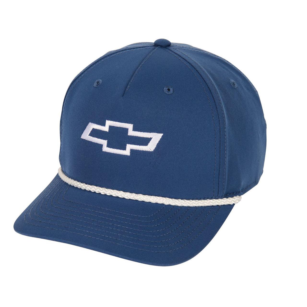 Chevy Bowtie Captain's Cord Snapback Hat - Chevrolet Rope Cap-SR1 Performance