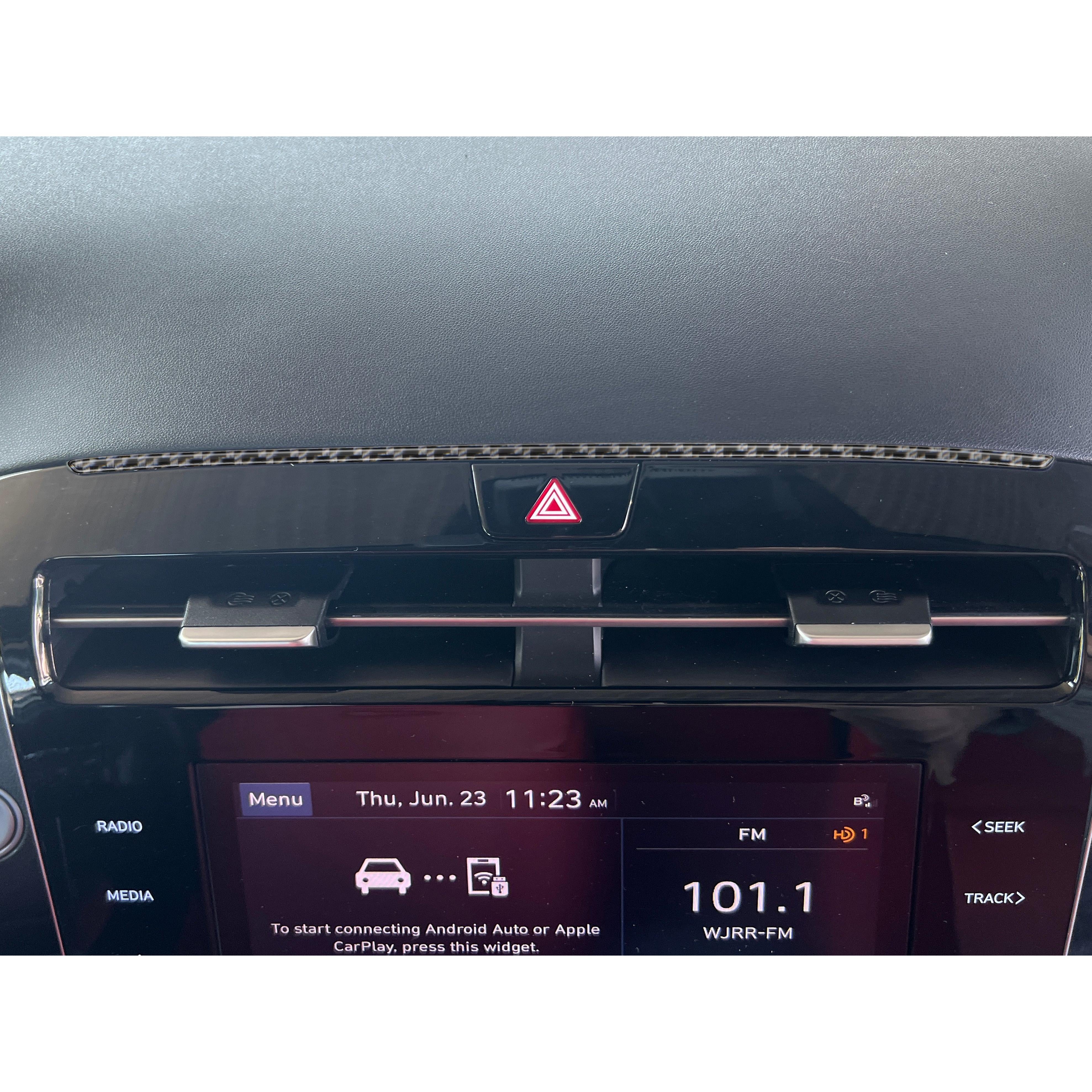 Center Dash Line Accent Trim Fits 2022-2026 Hyundai Santa Cruz