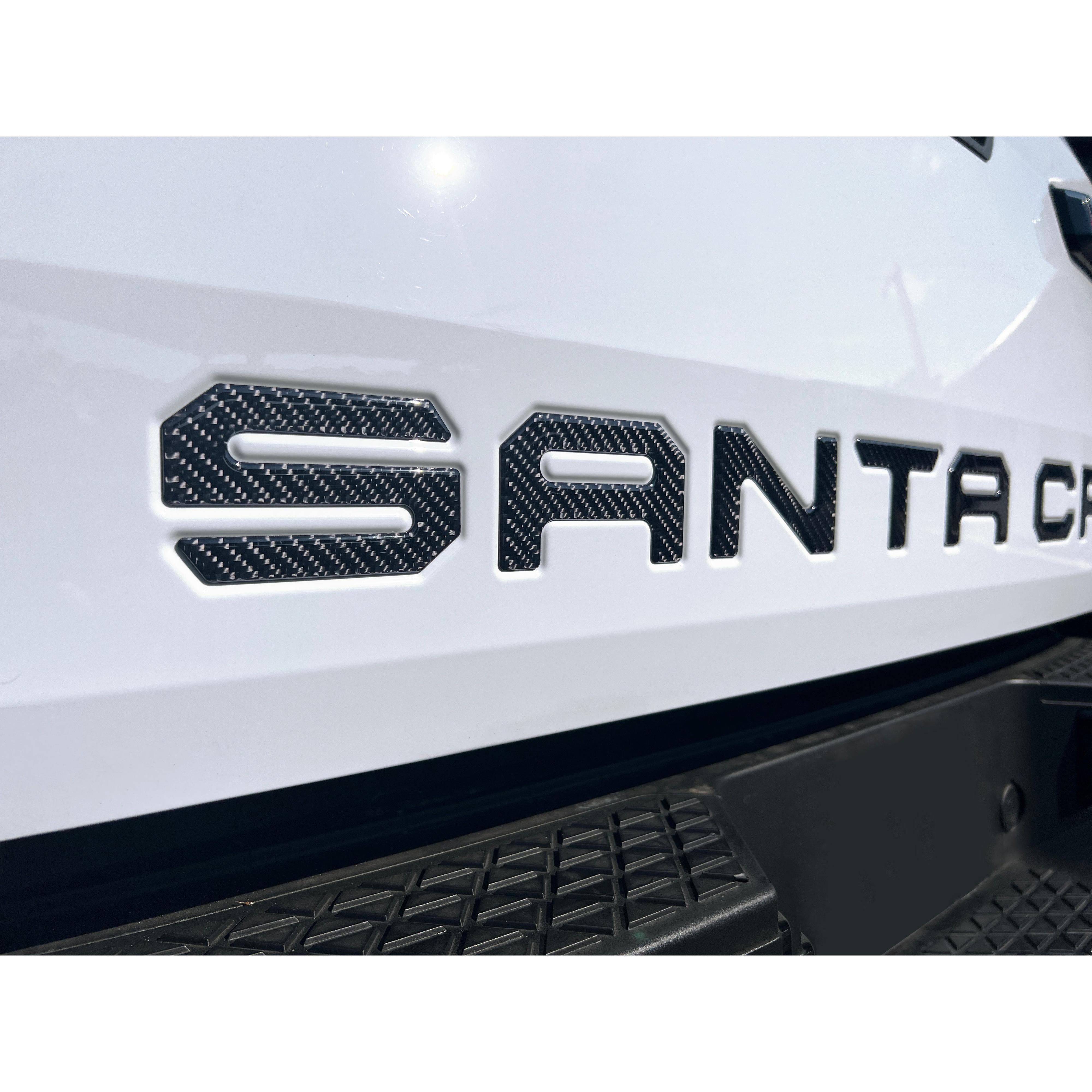 Tailgate Letter Inserts Fits 2022-2026 Hyundai Santa Cruz