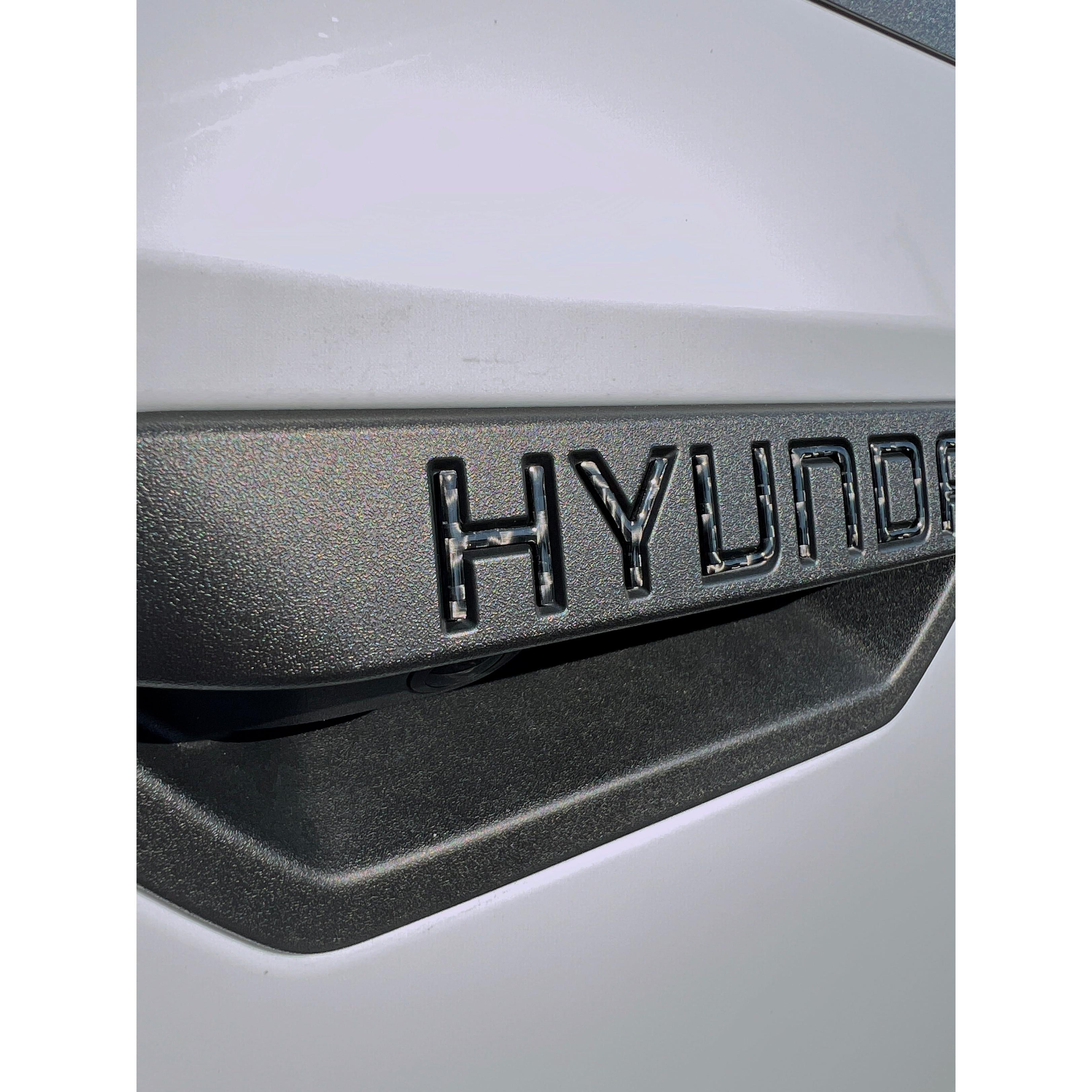 Tailgate Handle Letter Inserts Fits 2022-2026 Hyundai Santa Cruz