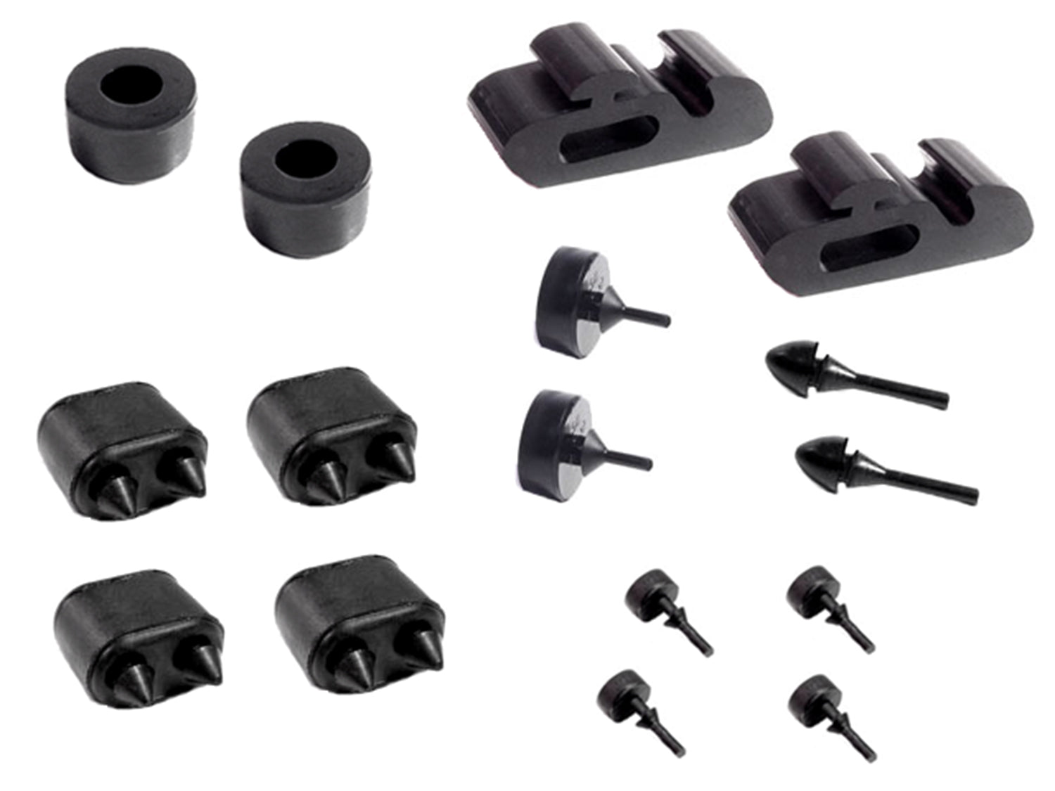 Snap-In-Bumper Kit 16-Piece For Chevrolet Camaro 1967-1969; SBK 206