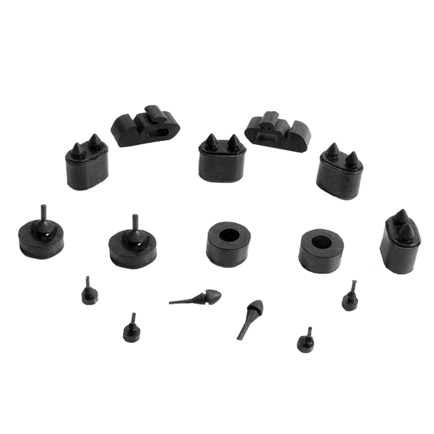 Snap-In-Bumper Kit 16-Piece For Chevrolet Camaro 1967-1969; SBK 206