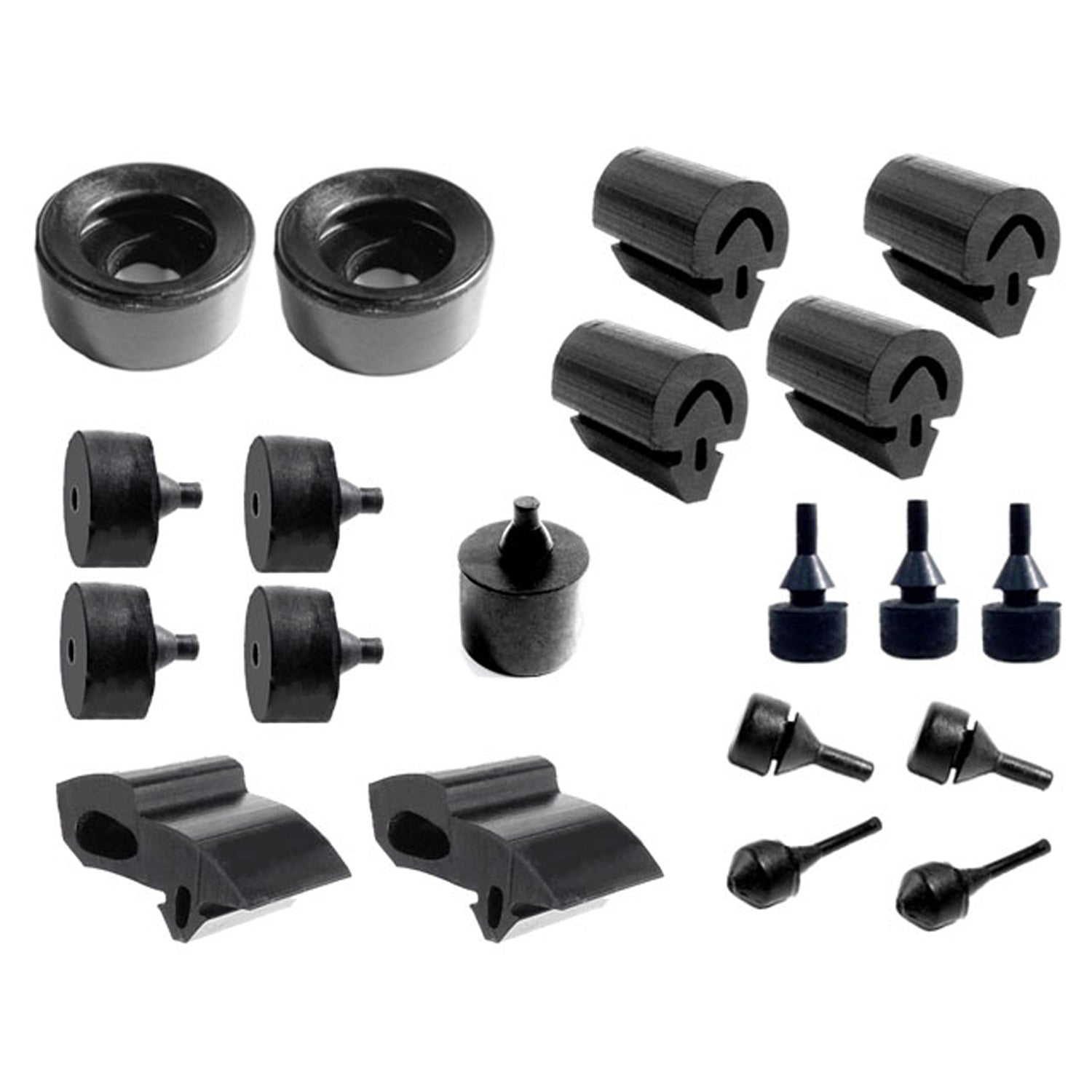 Snap-In-Bumper Kit 20-Piece For Plymouth Barracuda 1970; SBK 2325