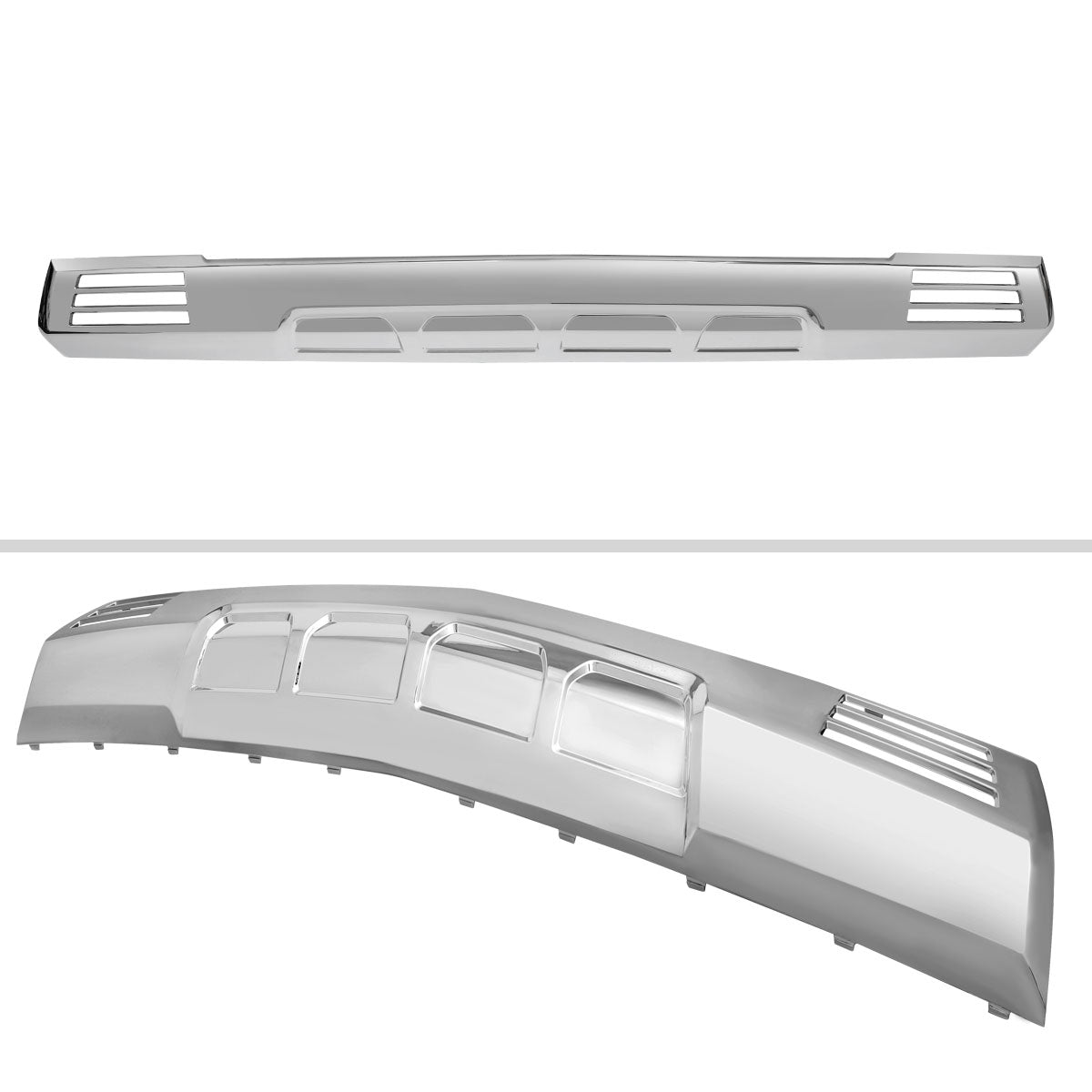 2022-2024 Chevrolet Silverado 1500 Chrome Front Bumper Lower Valance Skid Plate