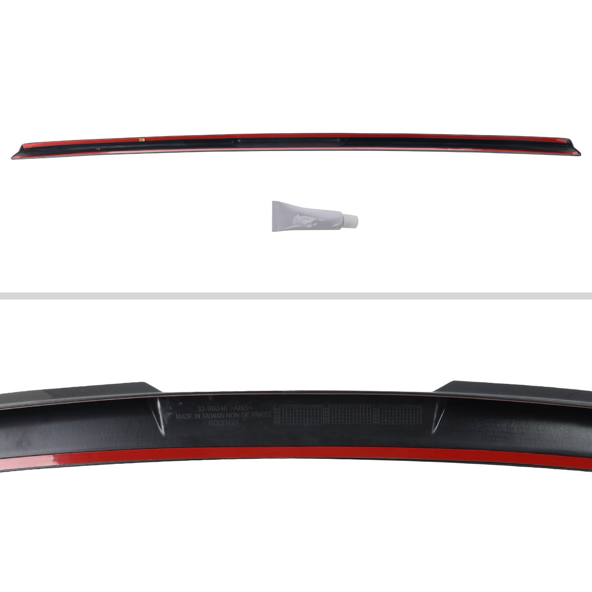 2024-2025 BMW G60 5 Series 530i Glossy Black M Perfromance Aesthetic ABS Rear Trunk Spoiler
