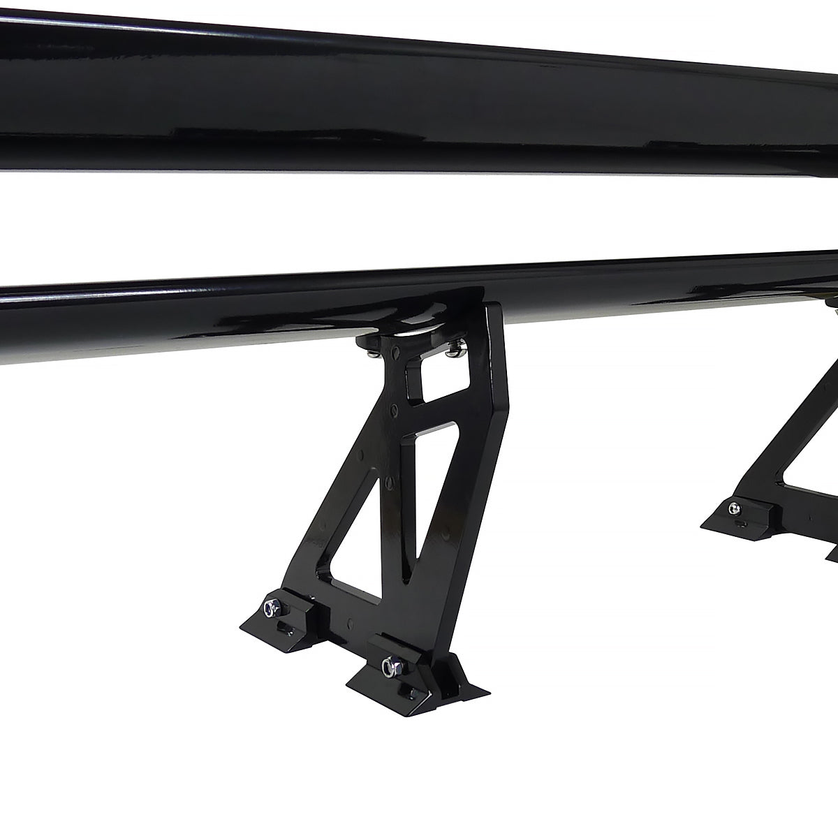 Universal Black CNC Aluminum 52" Double Deck Adjustable Trunk Spoiler Wing
