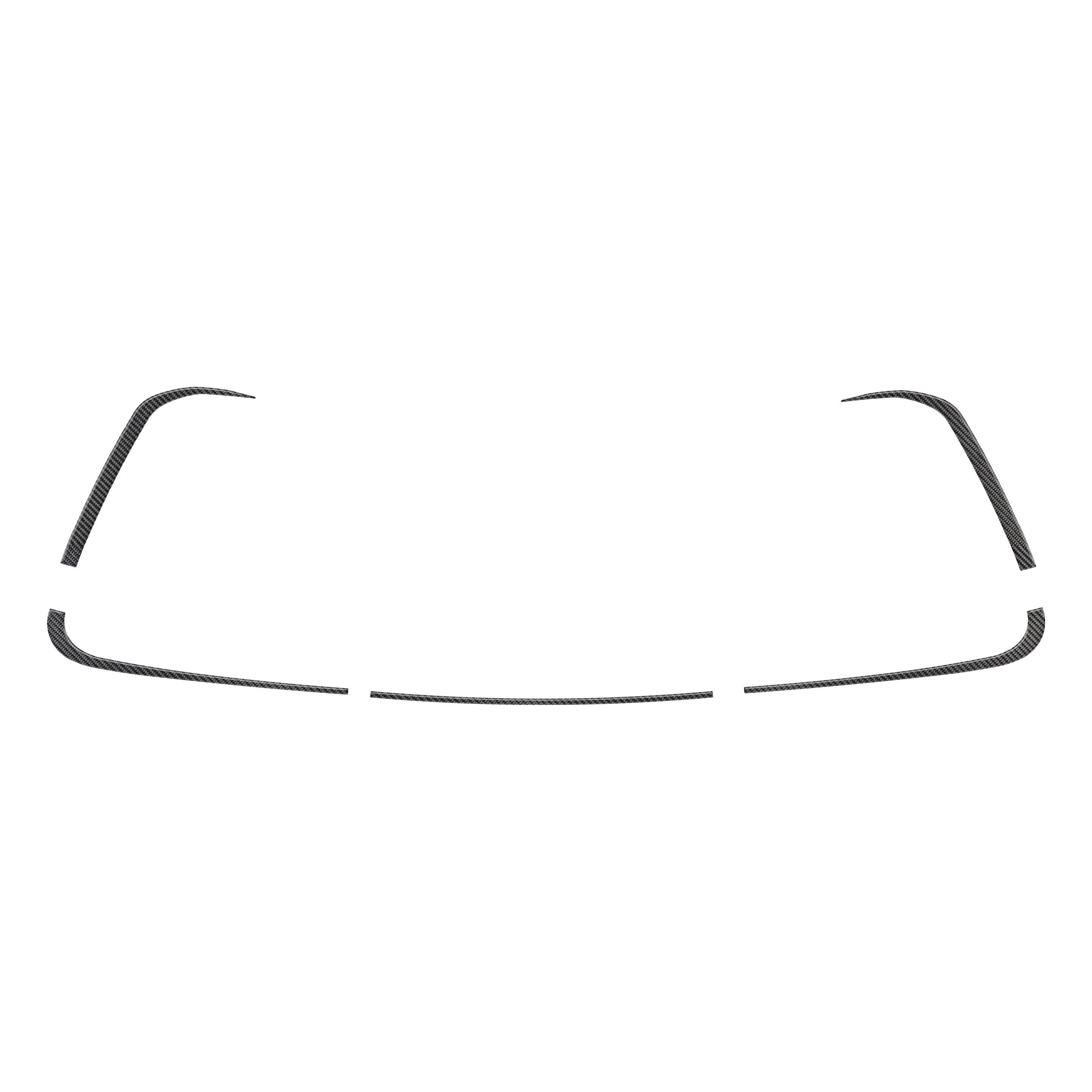 Front Cowl Accent Overlays Fits 2020-2024 Can-Am Spyder RT