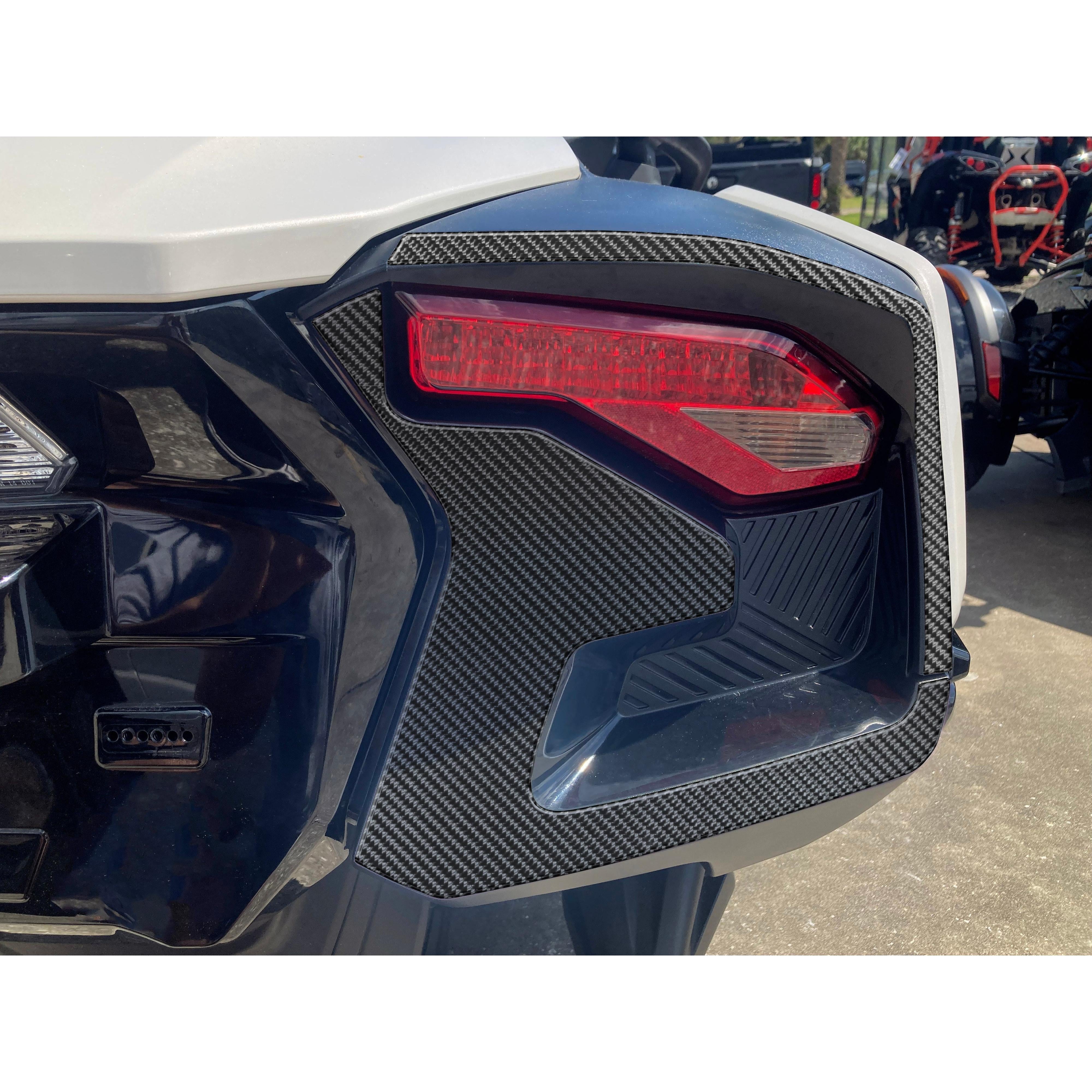 Rear Tail Light Accent Overlays Fits 2020-2024 Can-Am Spyder RT