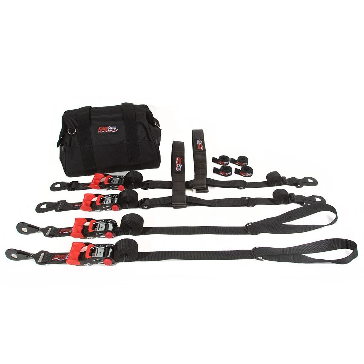 SpeedStrap Ultimate UTV 1.5" Tire-Bonnet and Through-Wheel Tie-Down Kit - Secure UTV to Trailer-SR1 Performance