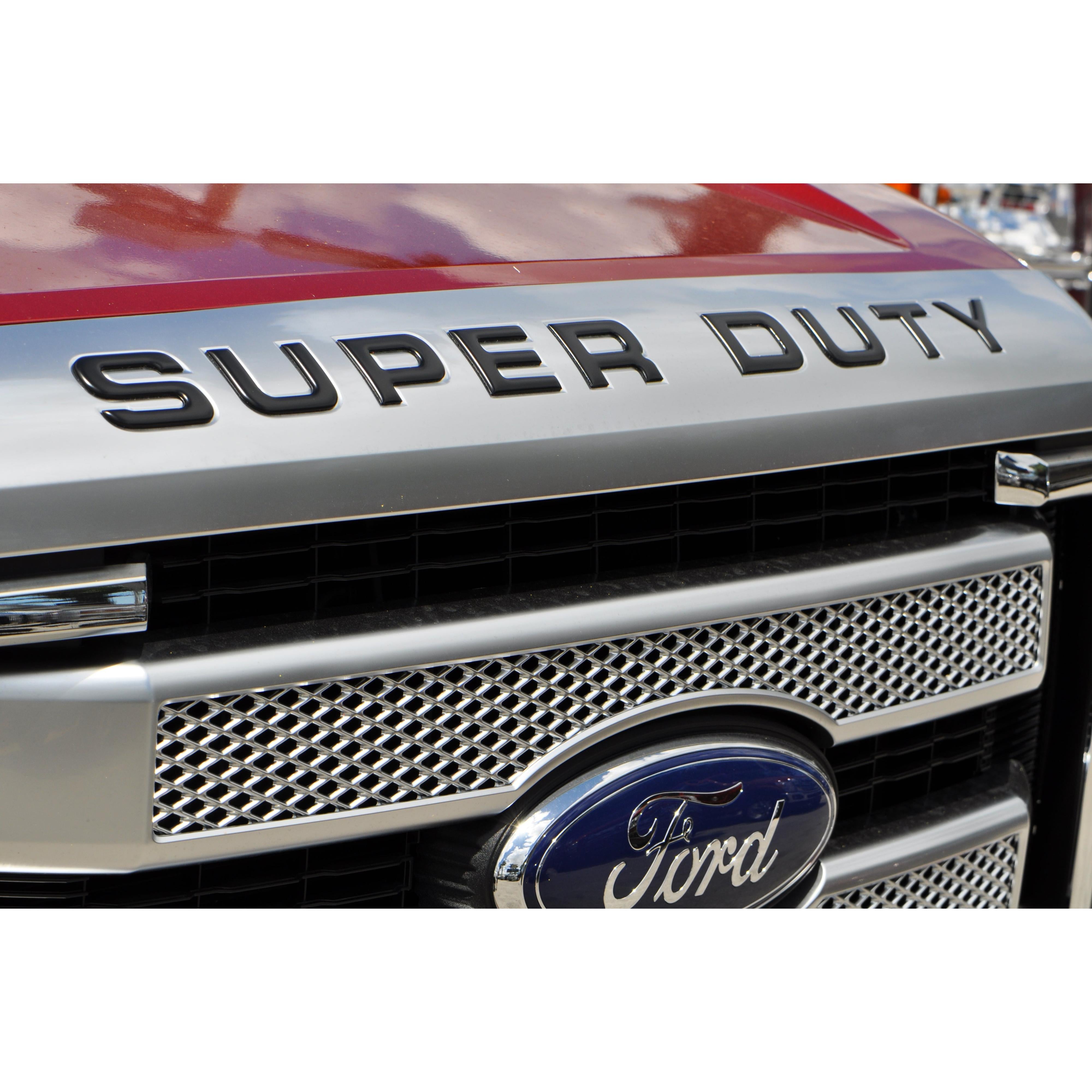 Hood Letter Inserts Fits 2008-2016 Ford Super Duty