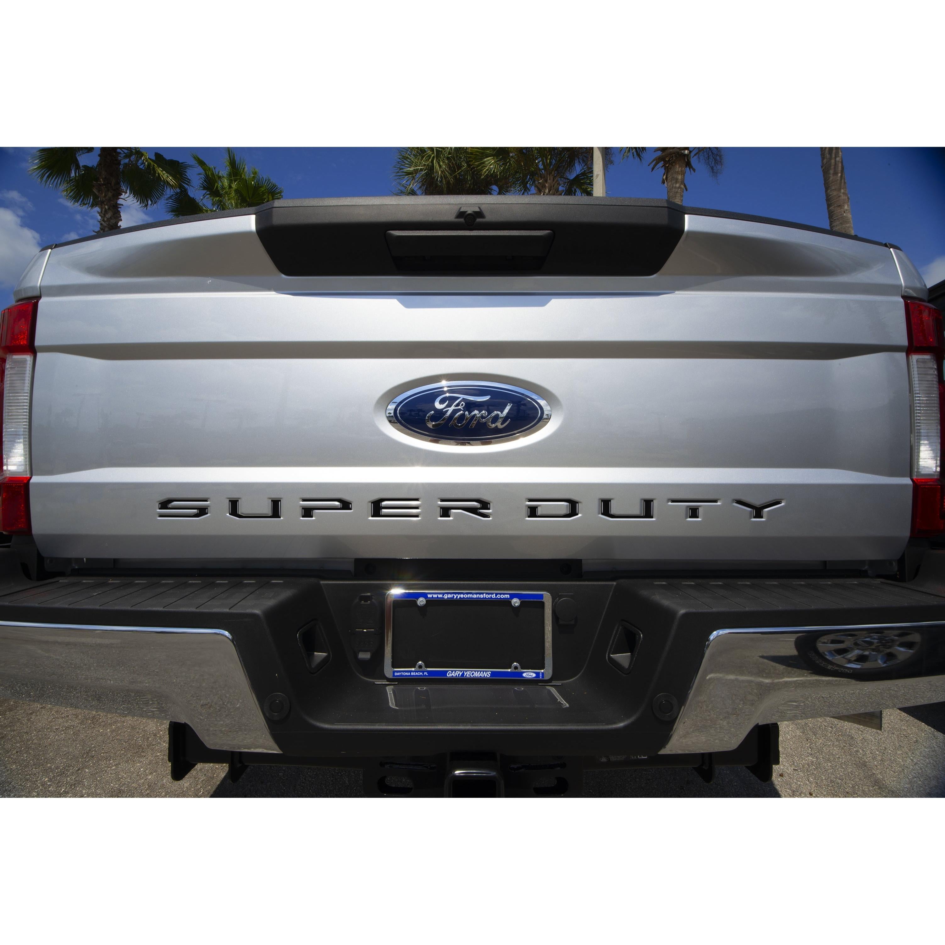Tailgate Letter Inserts Fits 2017-2019 Ford Super Duty