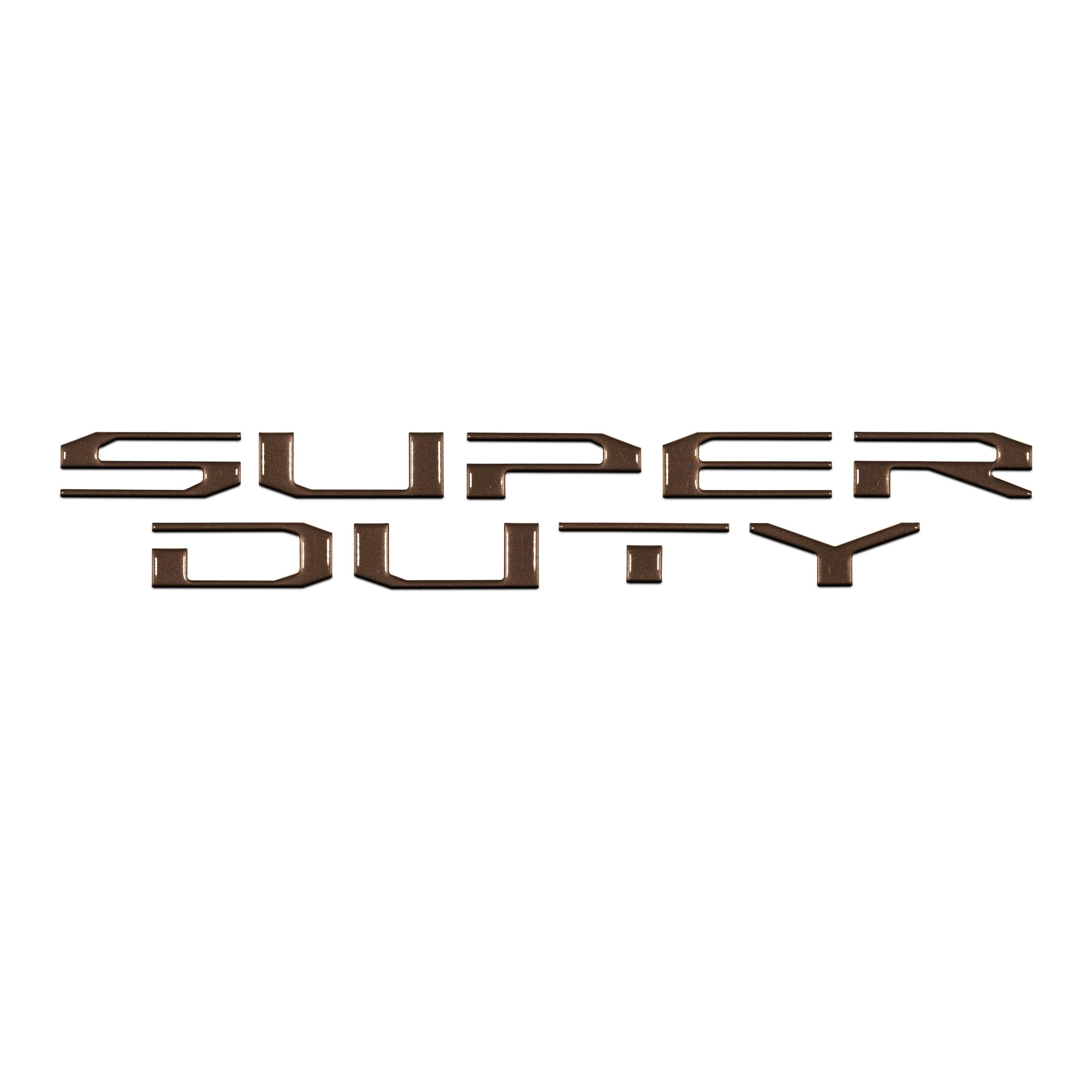 Hood Letter Inserts Fits 2017-2022 Ford Super Duty