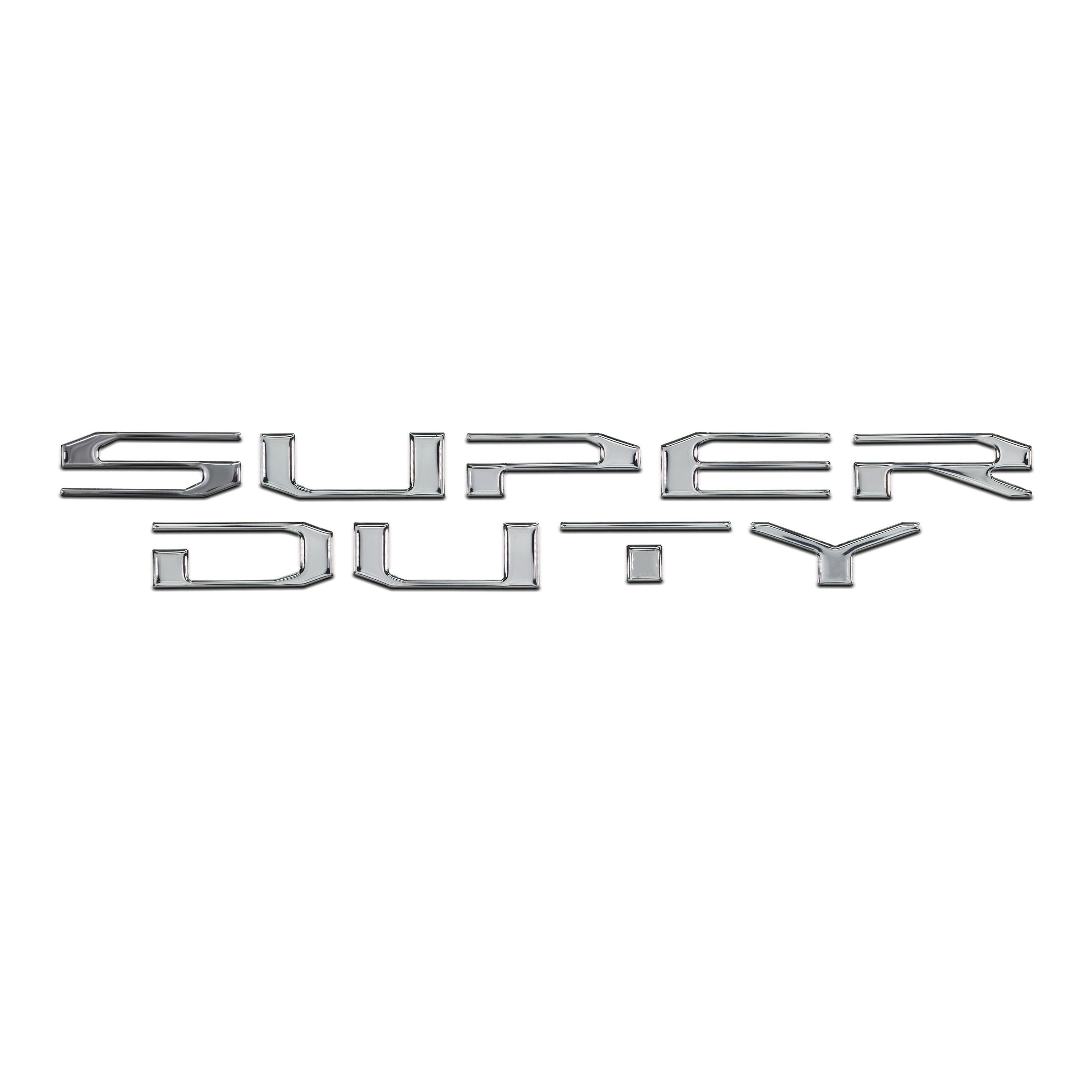 Hood Letter Inserts Fits 2017-2022 Ford Super Duty