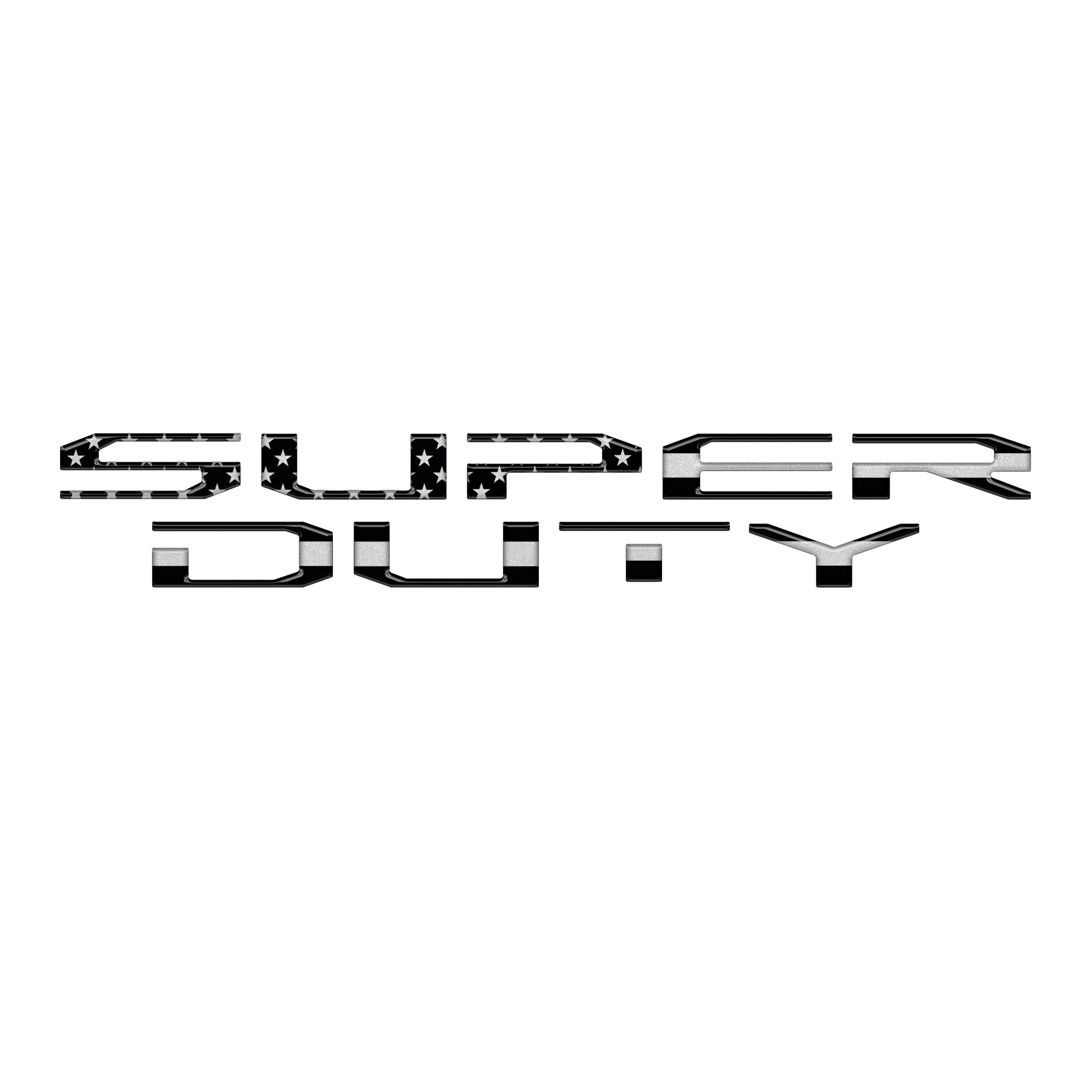 Hood Letter Inserts Fits 2017-2022 Ford Super Duty