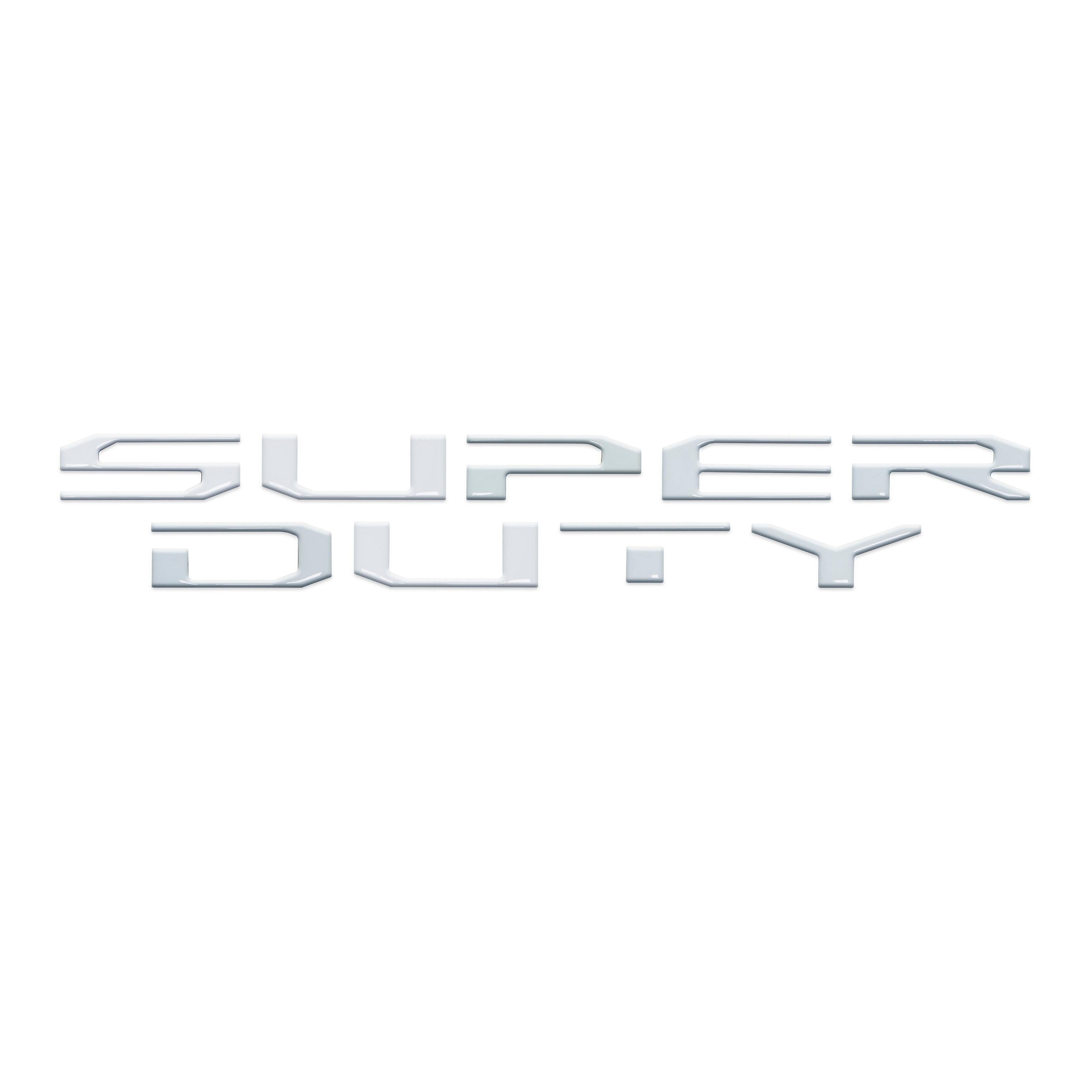 Hood Letter Inserts Fits 2017-2022 Ford Super Duty