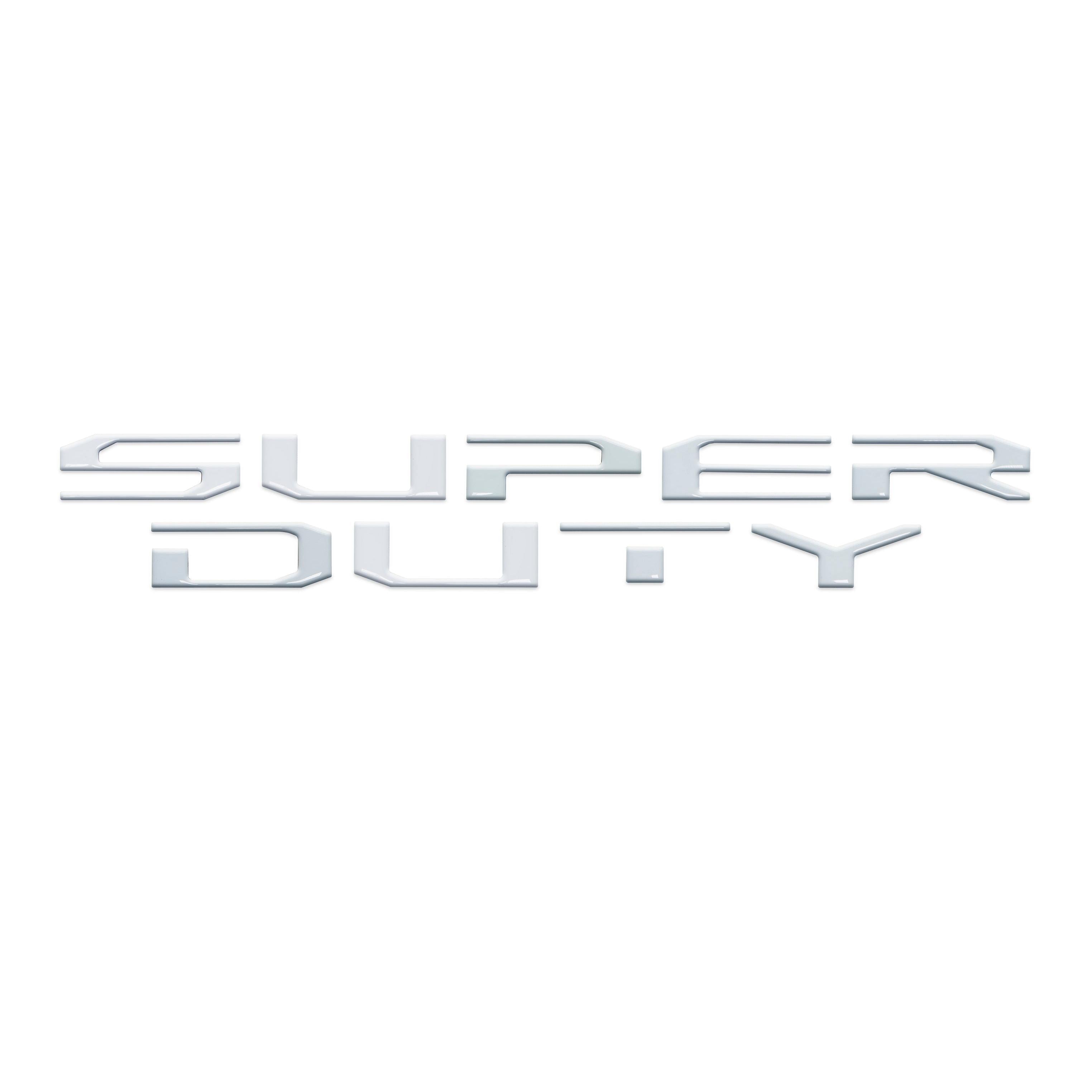 Hood Letter Inserts Fits 2017-2022 Ford Super Duty