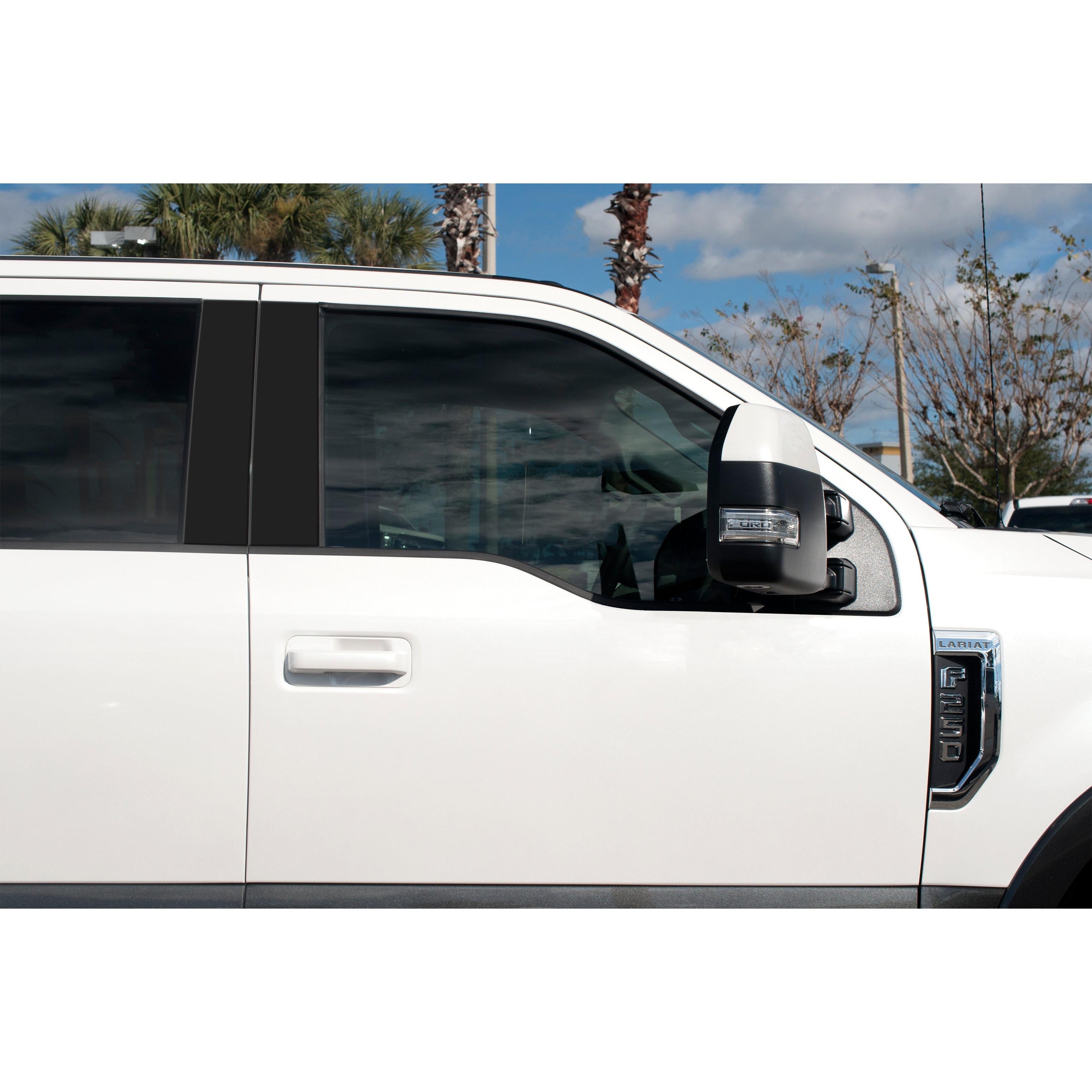 Door Pillars Accent Trim Fits 2017-2022 Ford Super Duty
