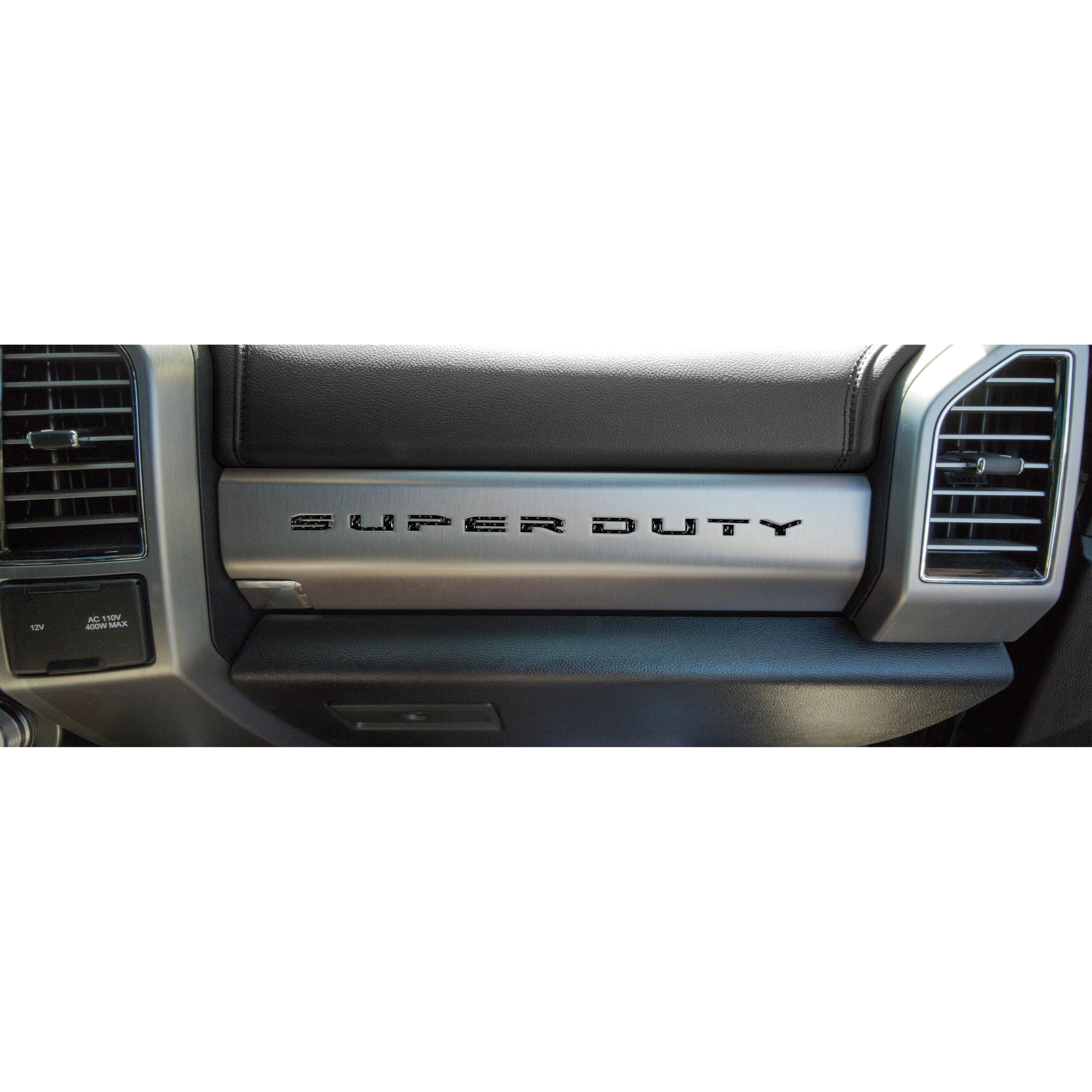 Glove Box Letter Inserts Fits 2017-2022 Ford Super Duty