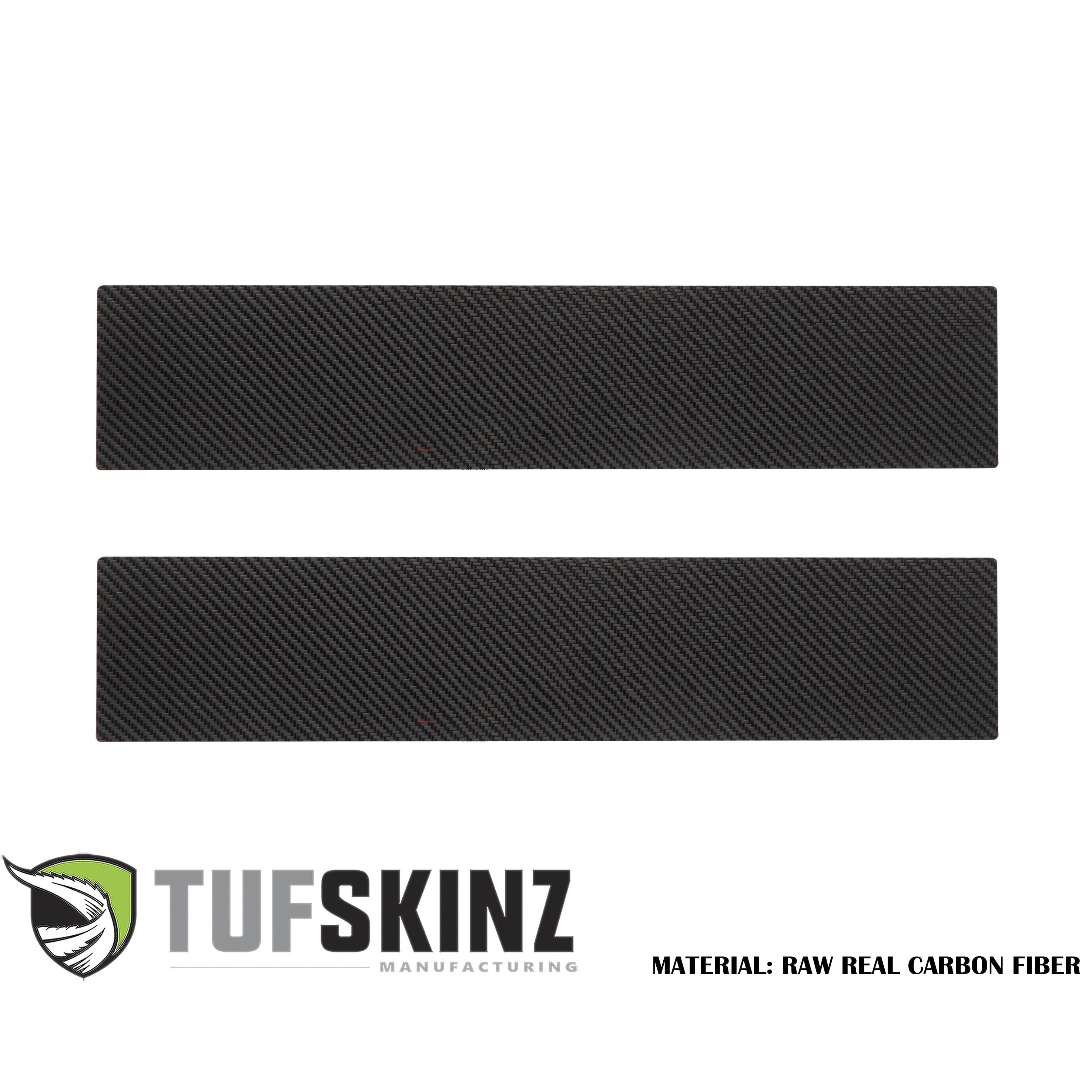 Door Sill Protection Overlays (Real Carbon Fiber) Fits 2015-2020 Ford F-150