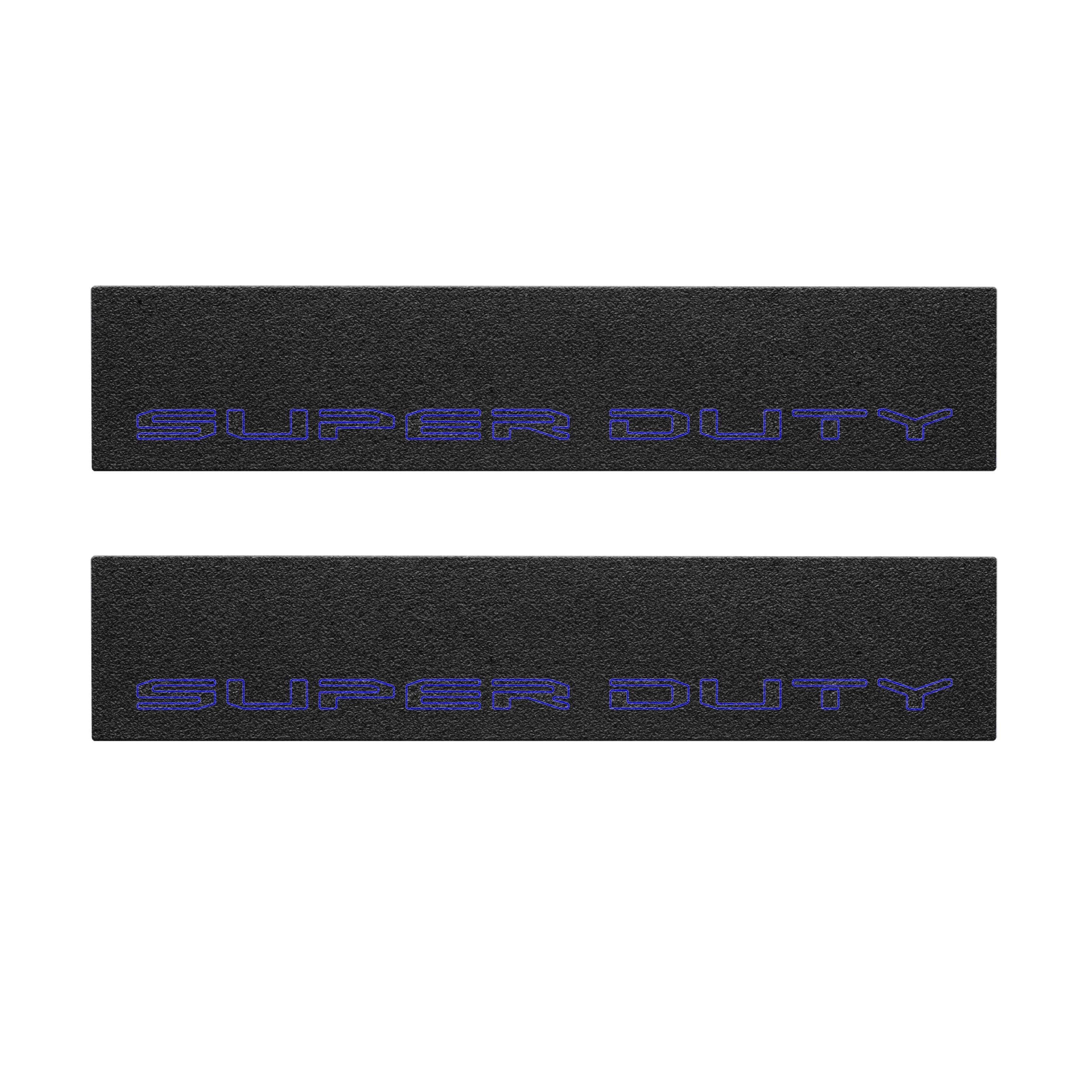 Door Sill Protection Overlays (Textured) Fits 2017-2022 Ford Super Duty