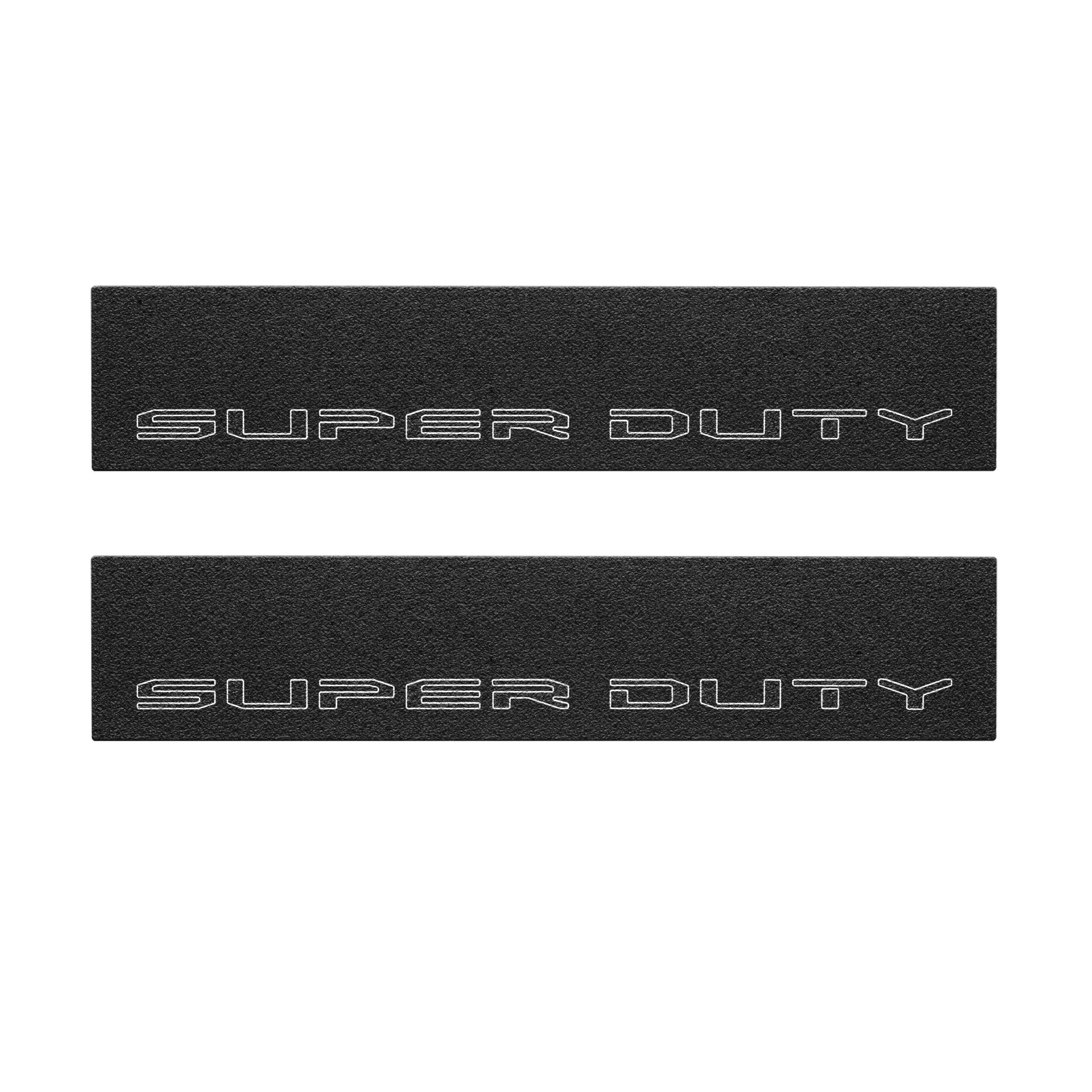 Door Sill Protection Overlays (Textured) Fits 2017-2022 Ford Super Duty