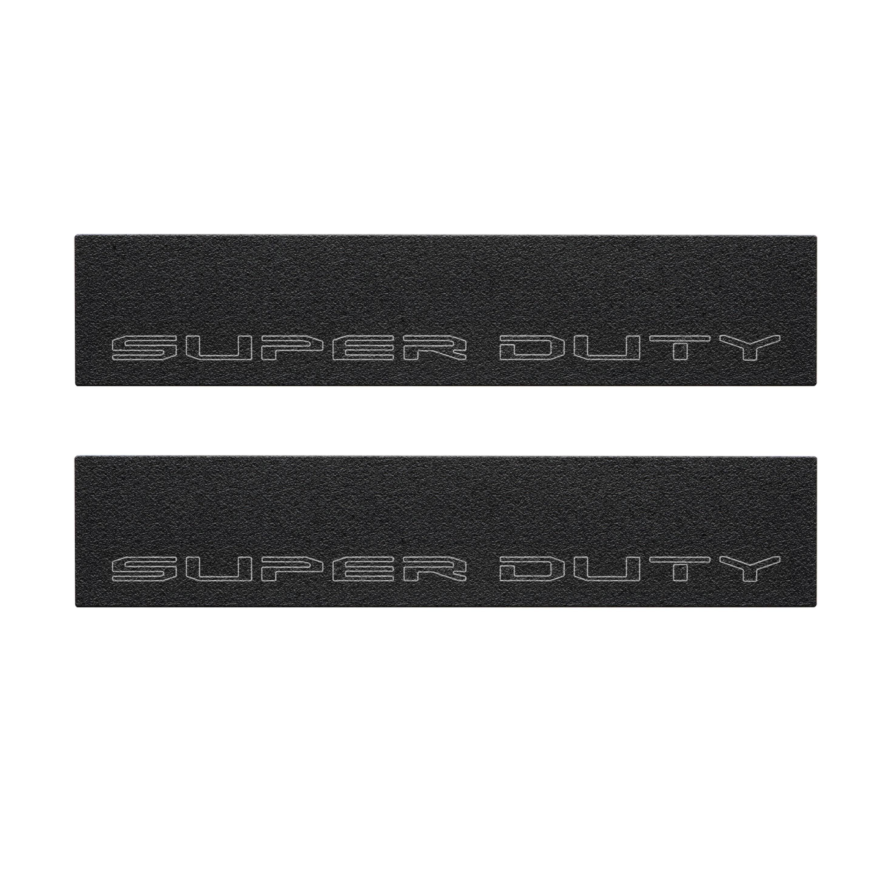 Door Sill Protection Overlays (Textured) Fits 2017-2022 Ford Super Duty