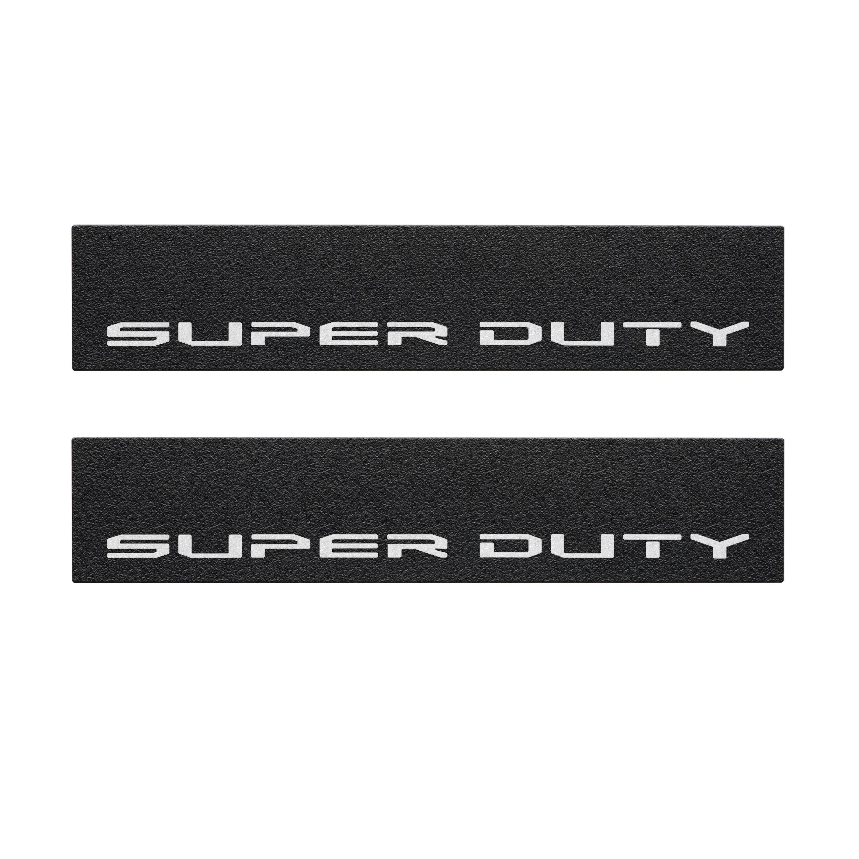 Door Sill Protection Overlays (Textured) Fits 2017-2022 Ford Super Duty